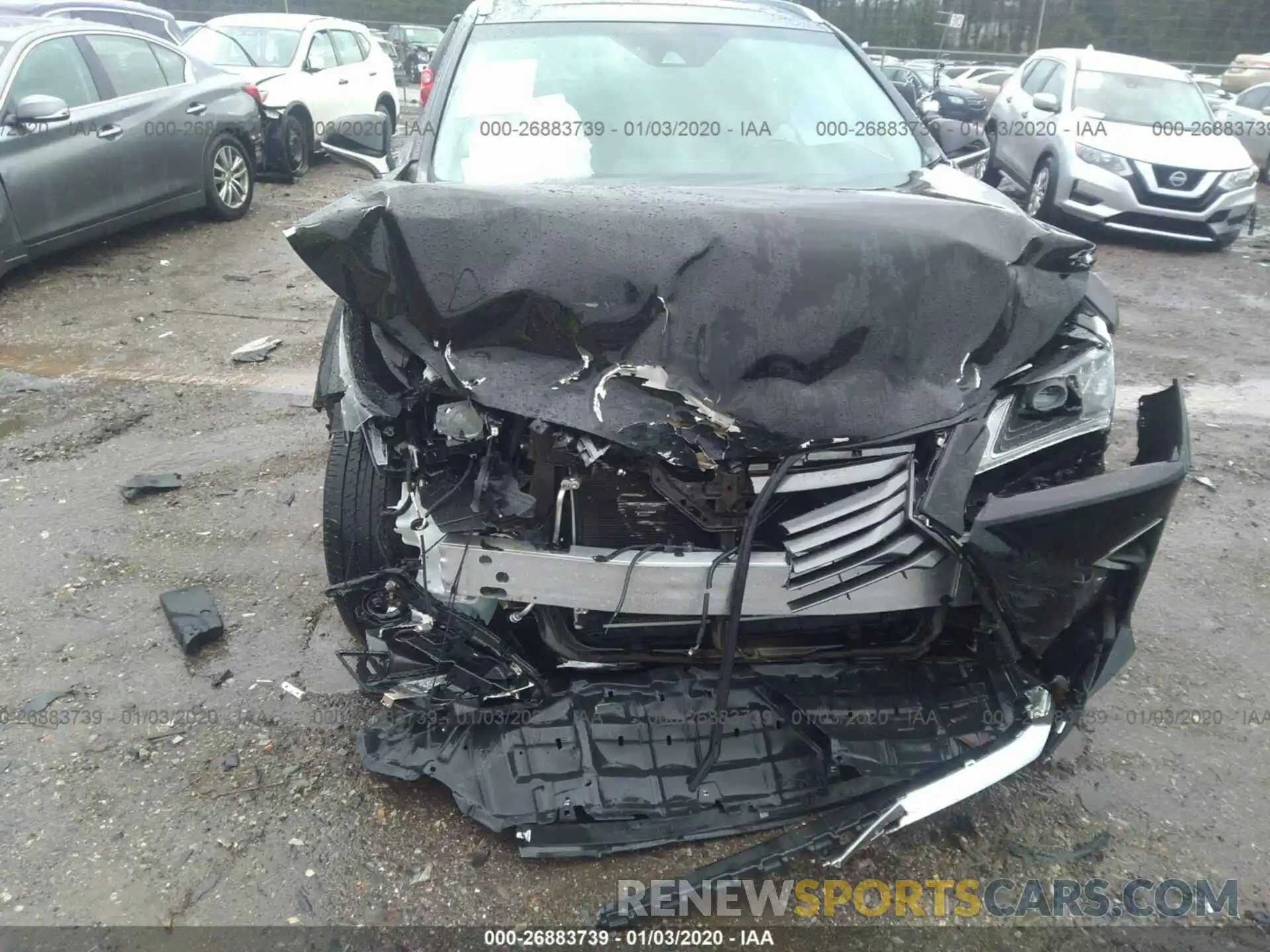 6 Photograph of a damaged car 2T2ZZMCAXKC118747 LEXUS RX 2019