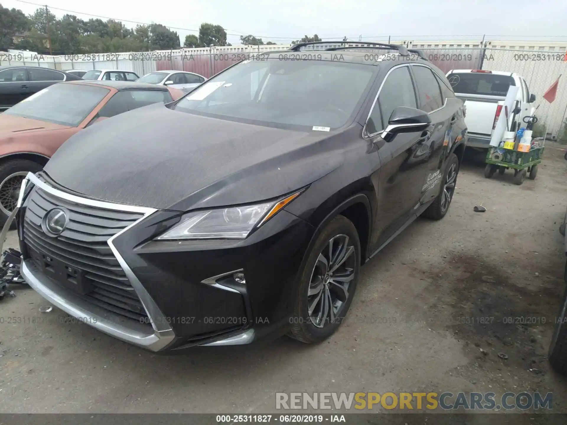 2 Фотография поврежденного автомобиля 2T2ZZMCAXKC119591 LEXUS RX 2019