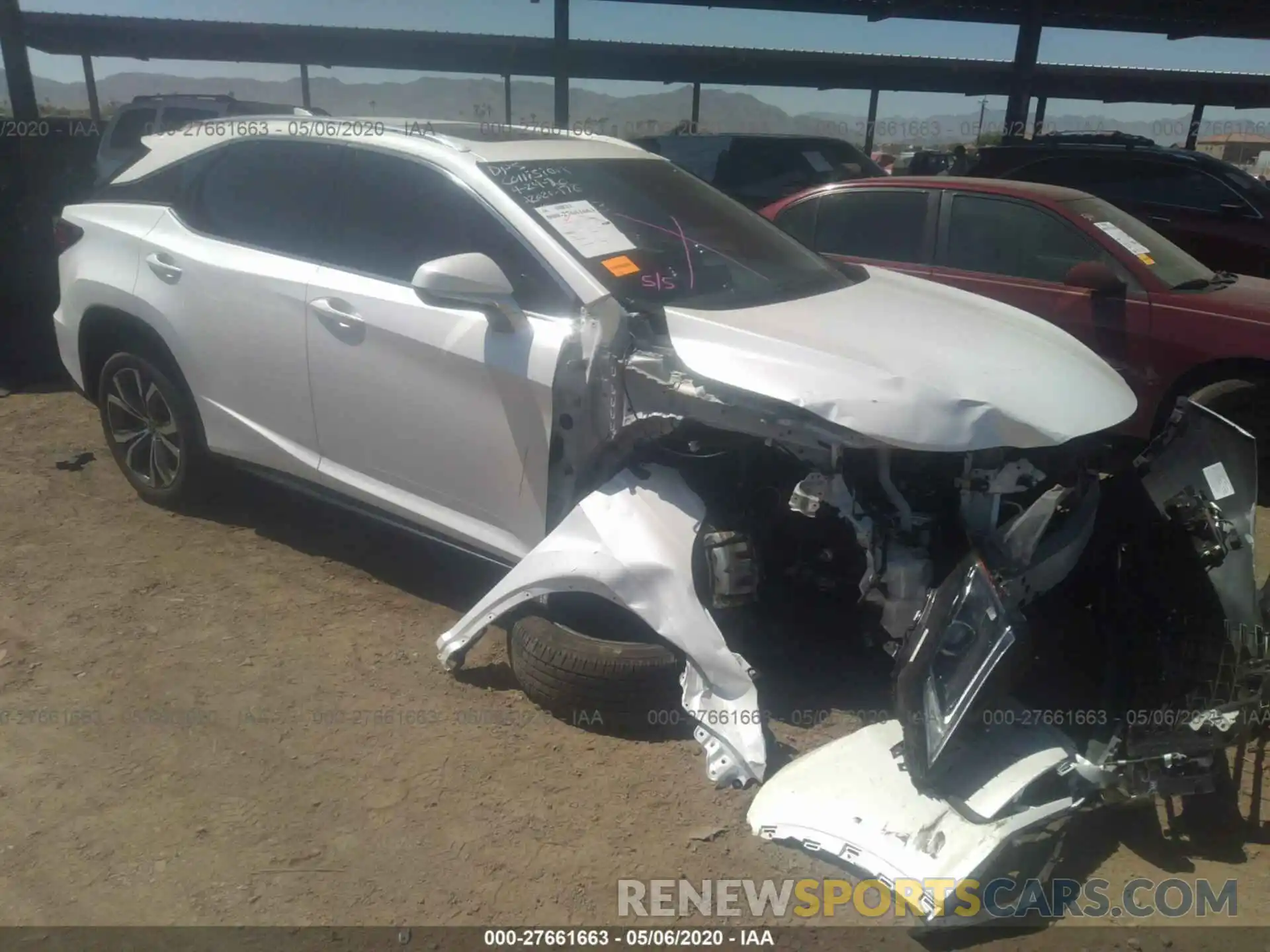 1 Photograph of a damaged car 2T2ZZMCAXKC122023 LEXUS RX 2019