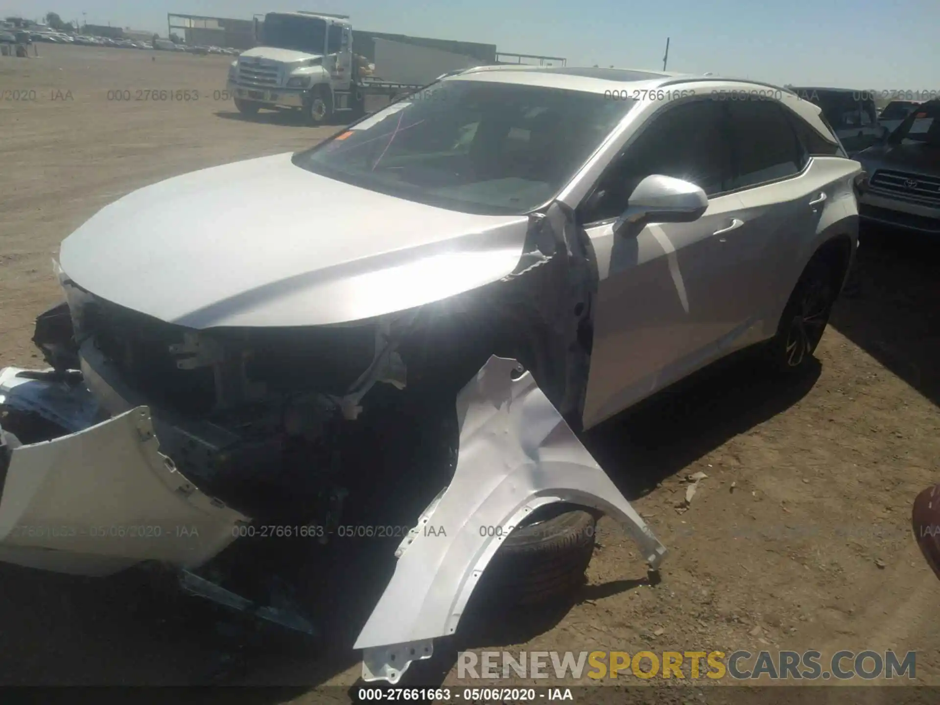 2 Photograph of a damaged car 2T2ZZMCAXKC122023 LEXUS RX 2019