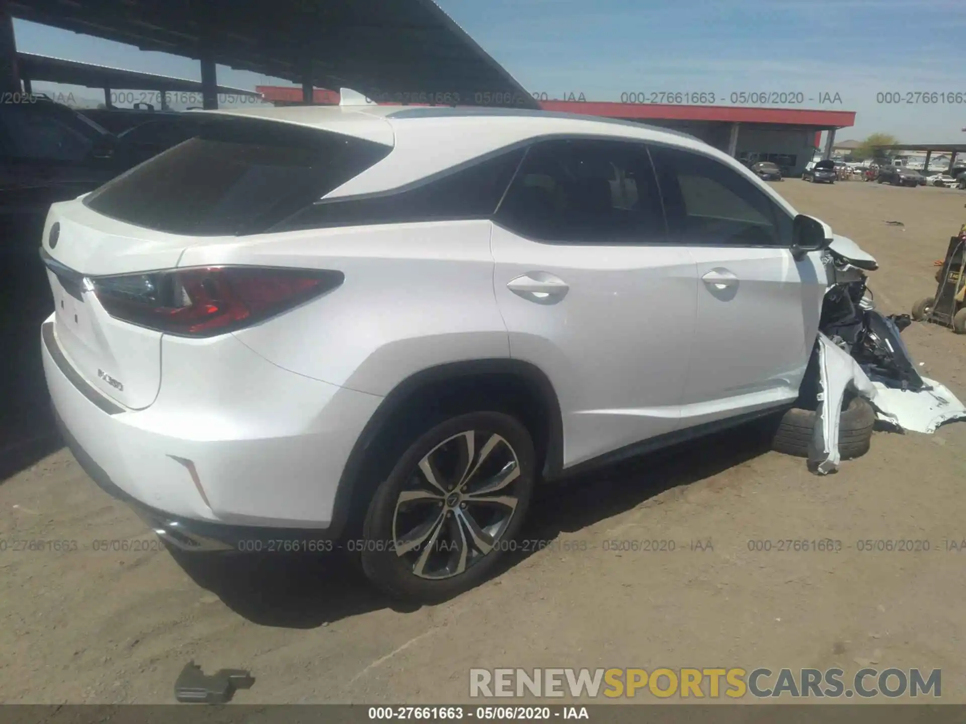 4 Photograph of a damaged car 2T2ZZMCAXKC122023 LEXUS RX 2019