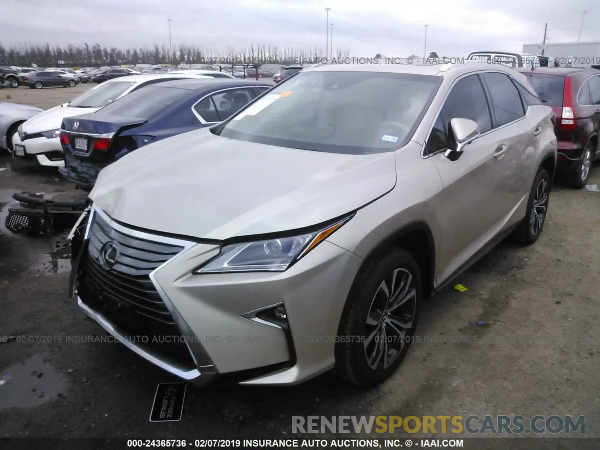 2 Photograph of a damaged car 2T2ZZMCAXKC124502 LEXUS RX 2019