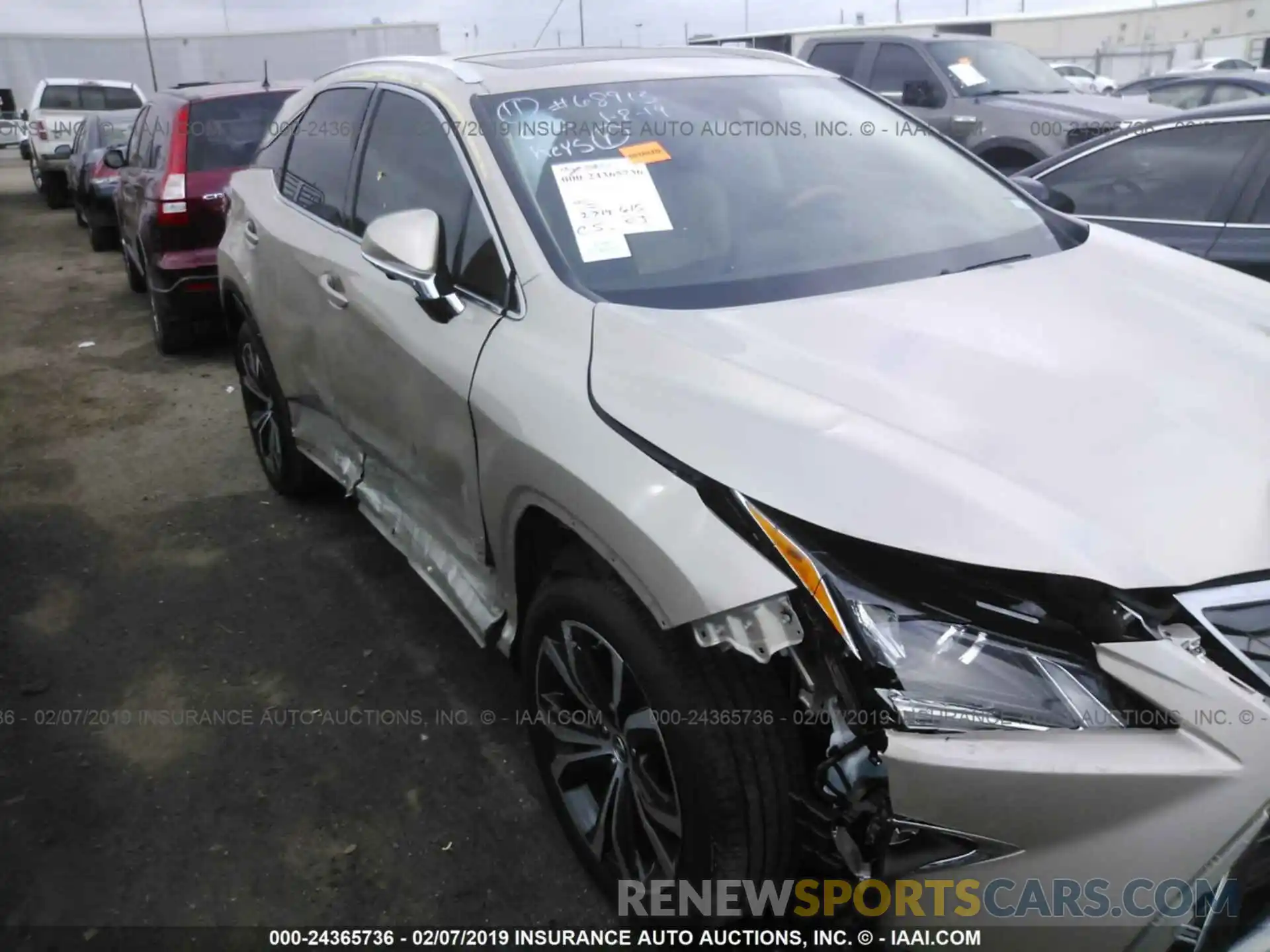 6 Photograph of a damaged car 2T2ZZMCAXKC124502 LEXUS RX 2019