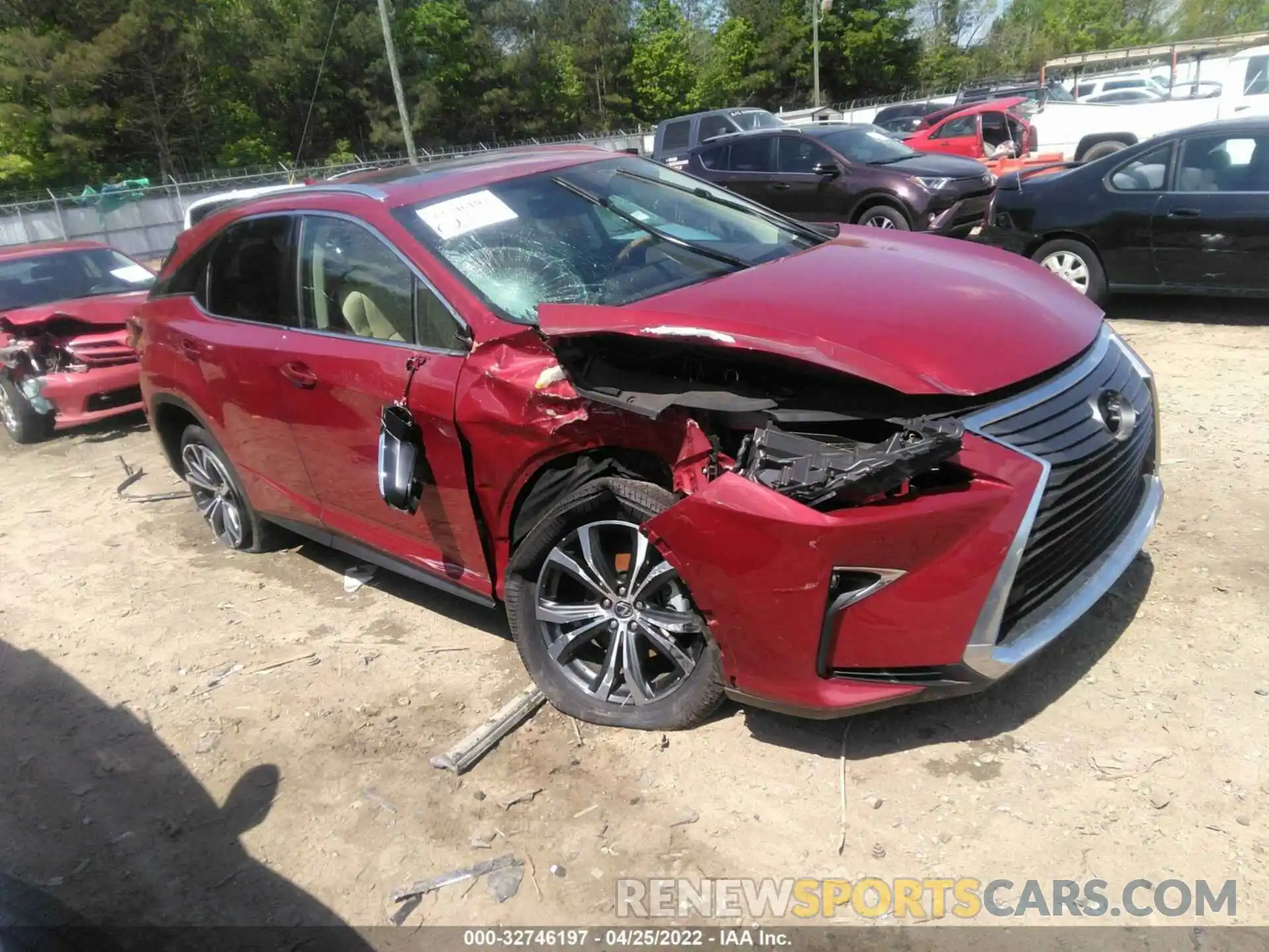 1 Photograph of a damaged car 2T2ZZMCAXKC126847 LEXUS RX 2019