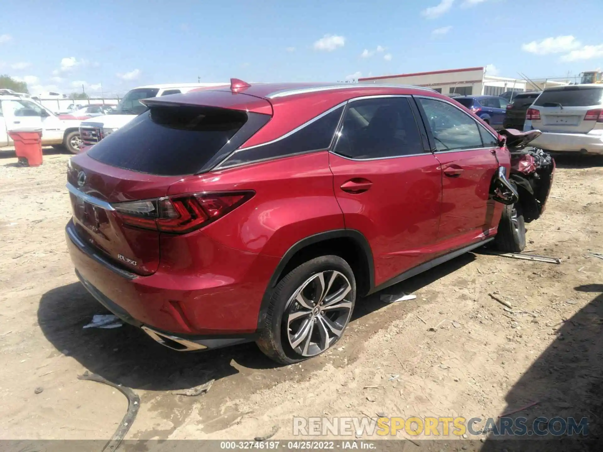 4 Photograph of a damaged car 2T2ZZMCAXKC126847 LEXUS RX 2019