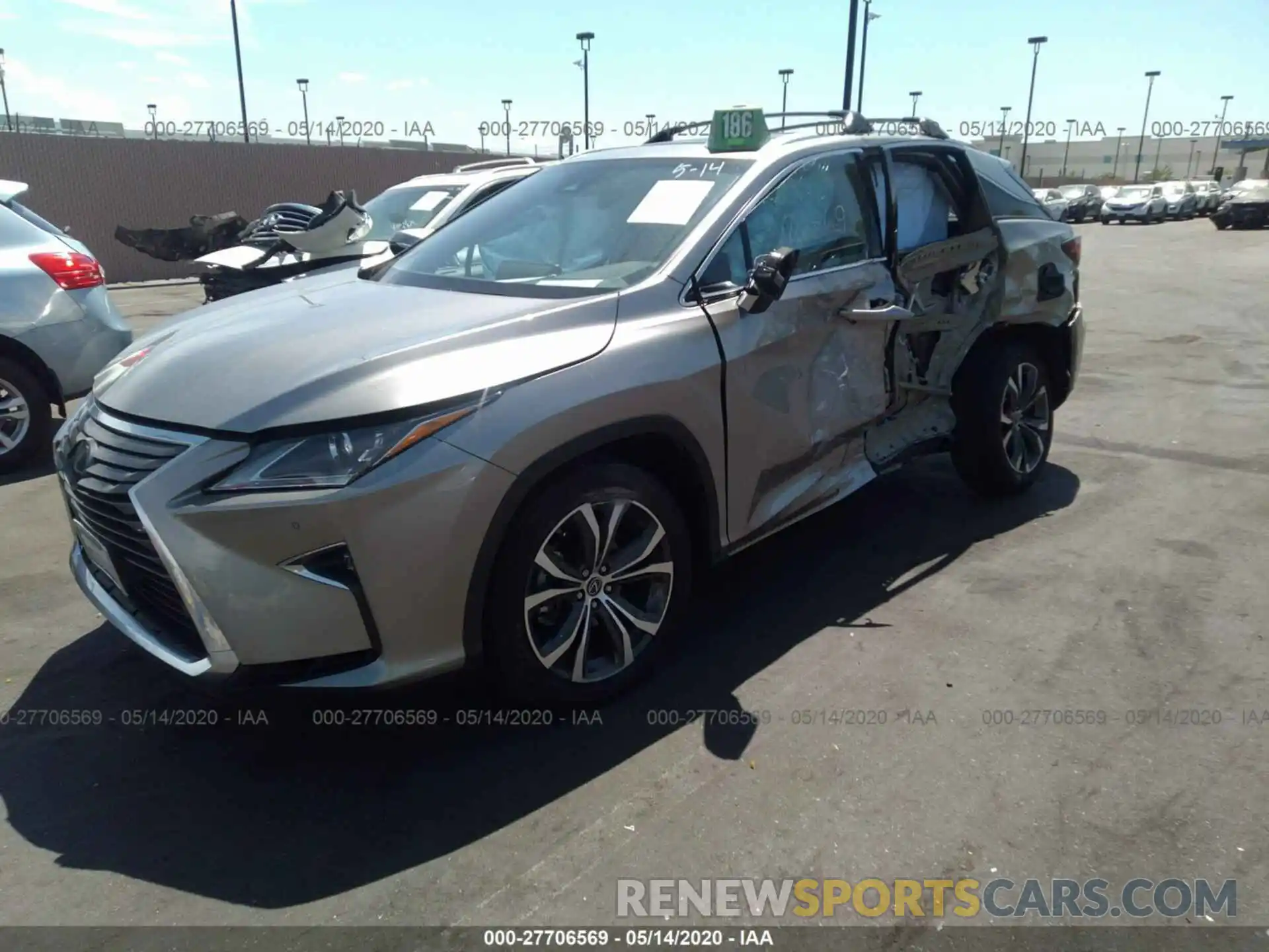 2 Photograph of a damaged car 2T2ZZMCAXKC126914 LEXUS RX 2019