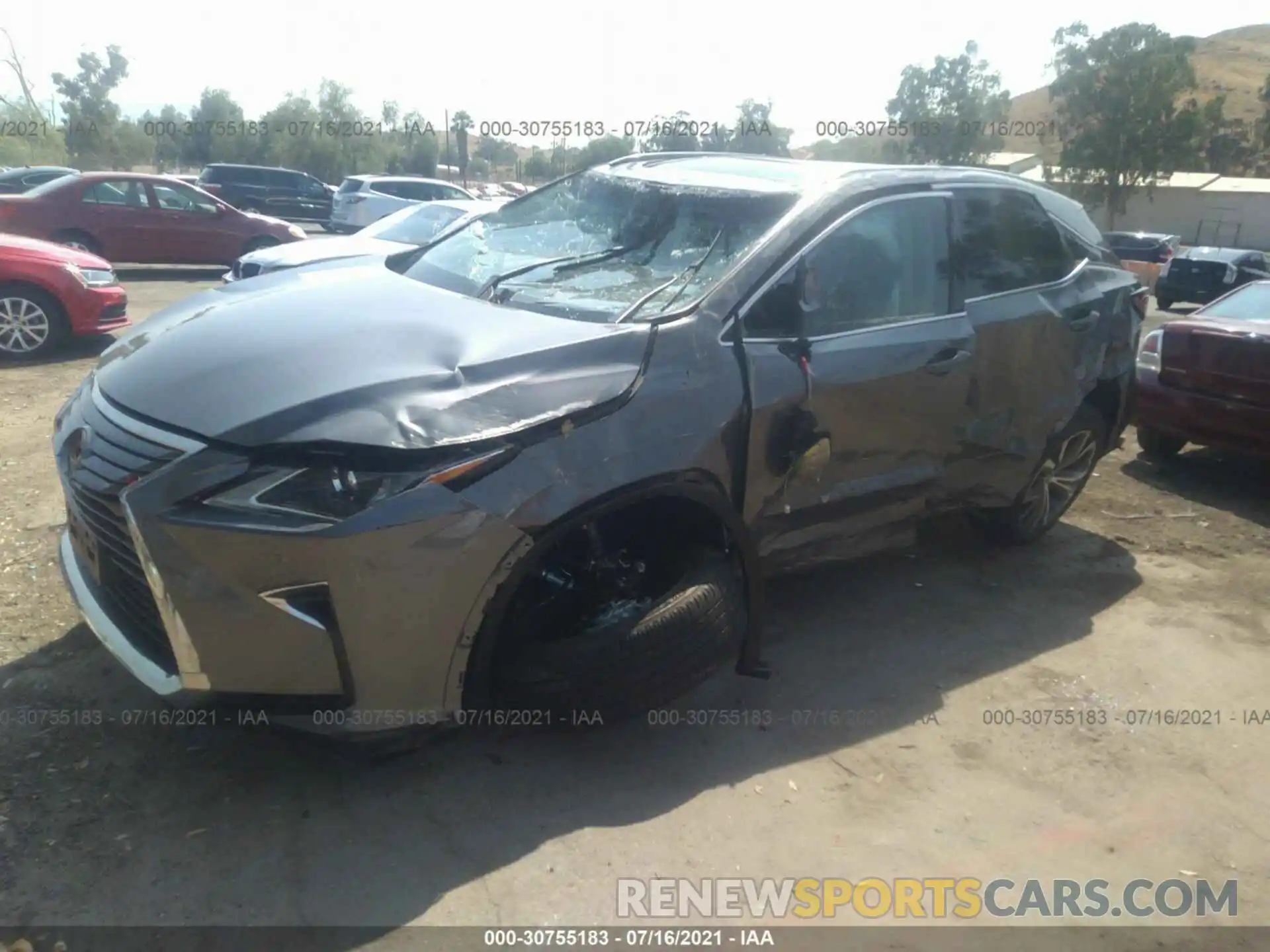 2 Photograph of a damaged car 2T2ZZMCAXKC139940 LEXUS RX 2019