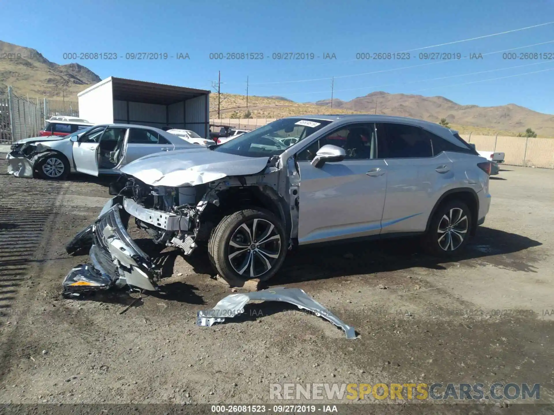 2 Photograph of a damaged car JTJBZMCA0K2039850 LEXUS RX 2019