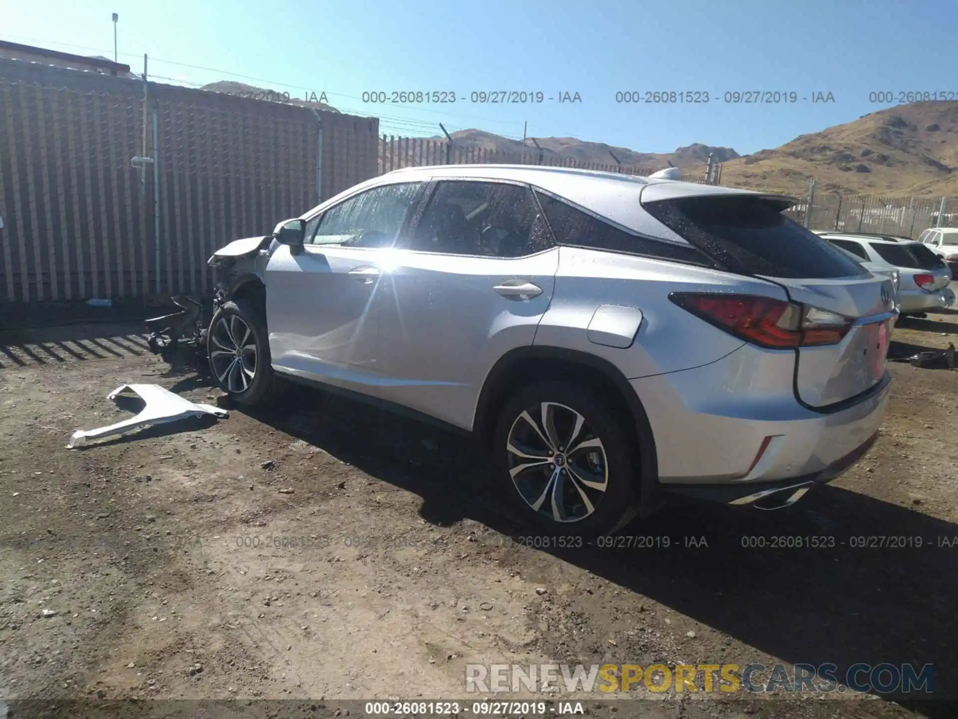 3 Photograph of a damaged car JTJBZMCA0K2039850 LEXUS RX 2019