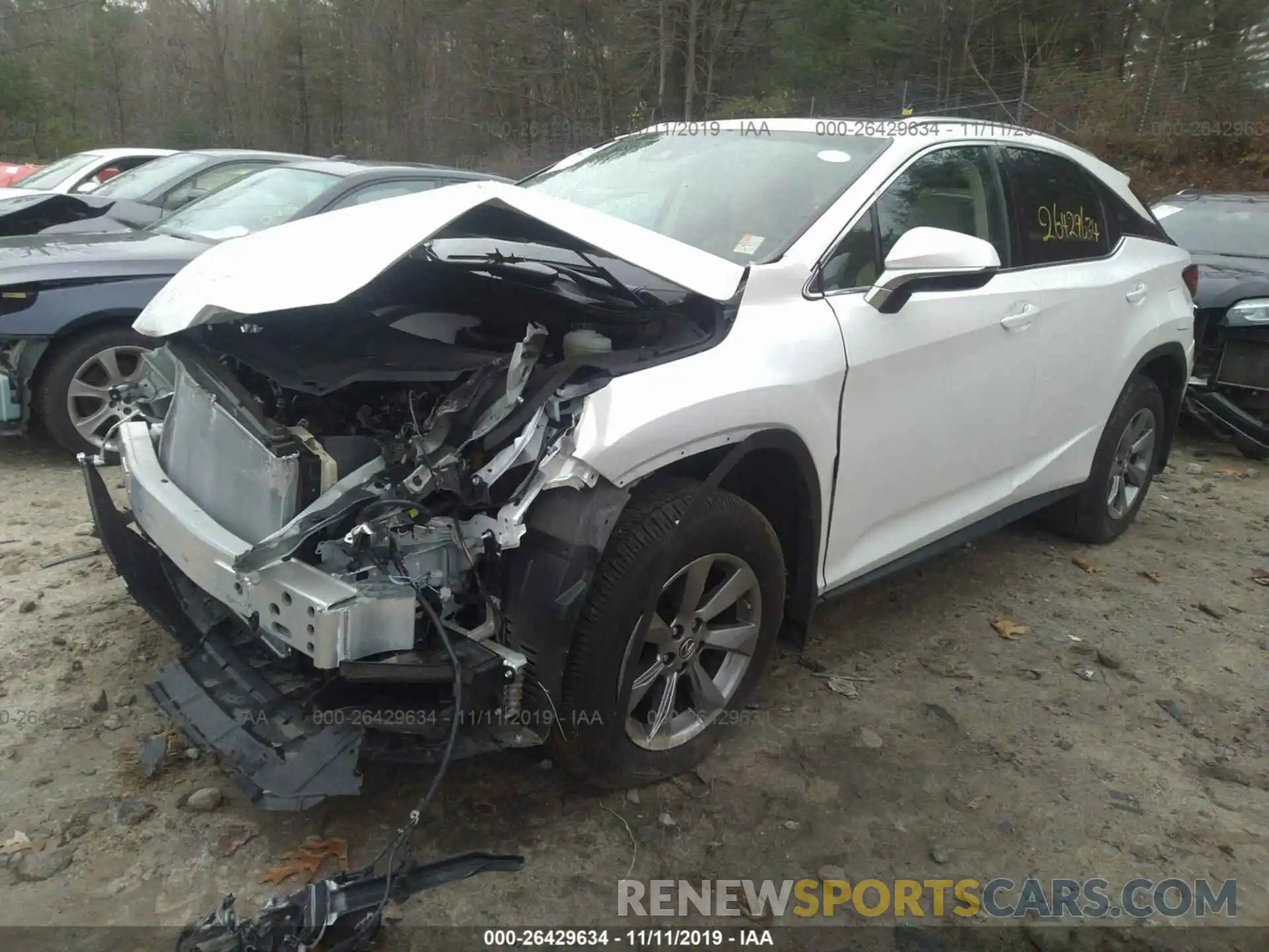 2 Photograph of a damaged car JTJBZMCA1K2042224 LEXUS RX 2019