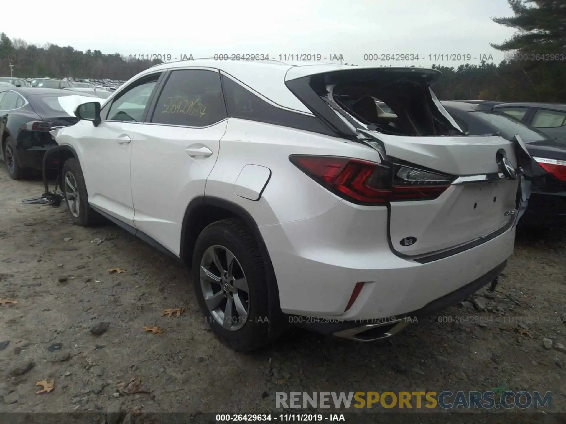 3 Photograph of a damaged car JTJBZMCA1K2042224 LEXUS RX 2019