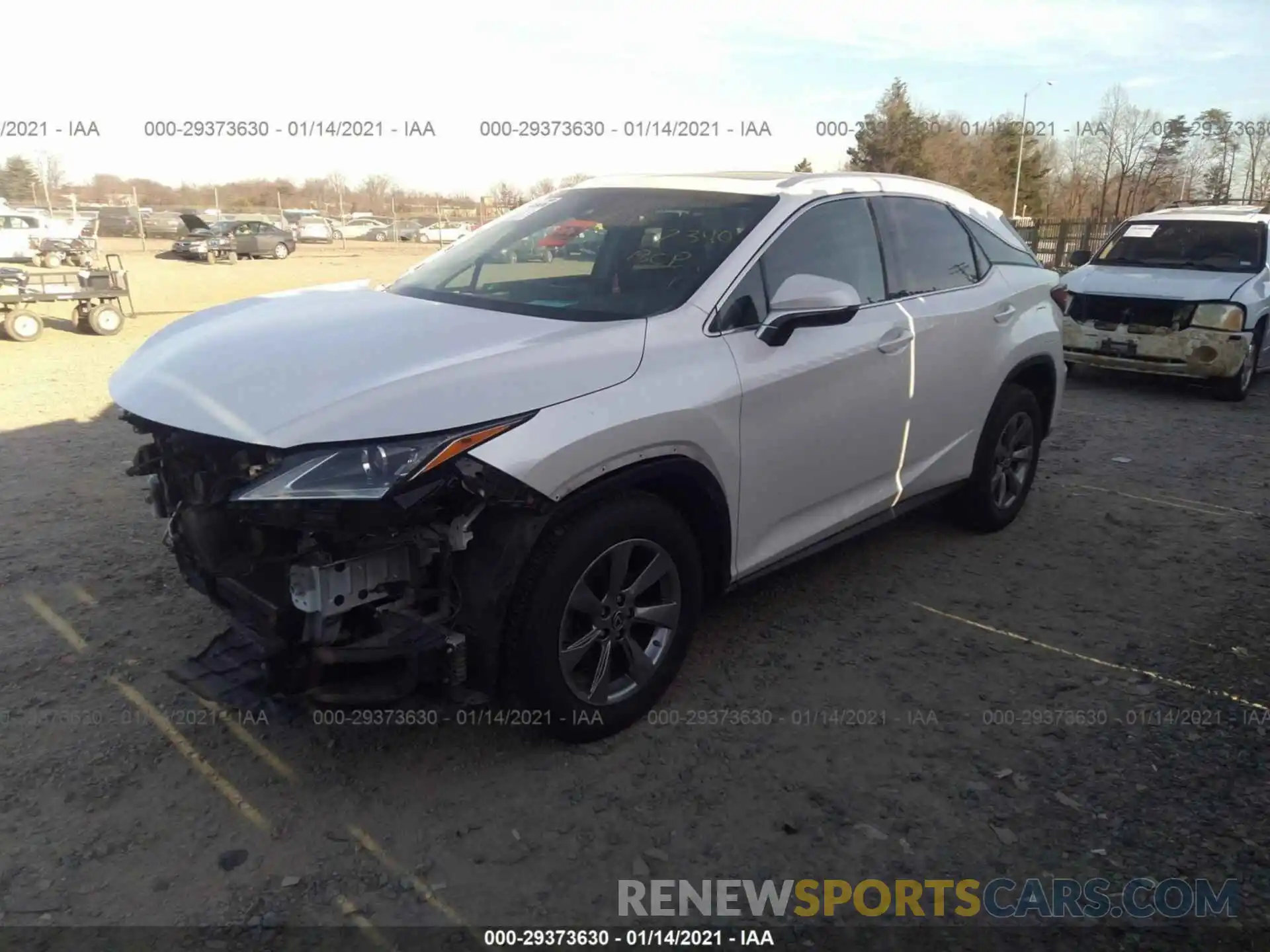 2 Photograph of a damaged car JTJBZMCA2K2038943 LEXUS RX 2019