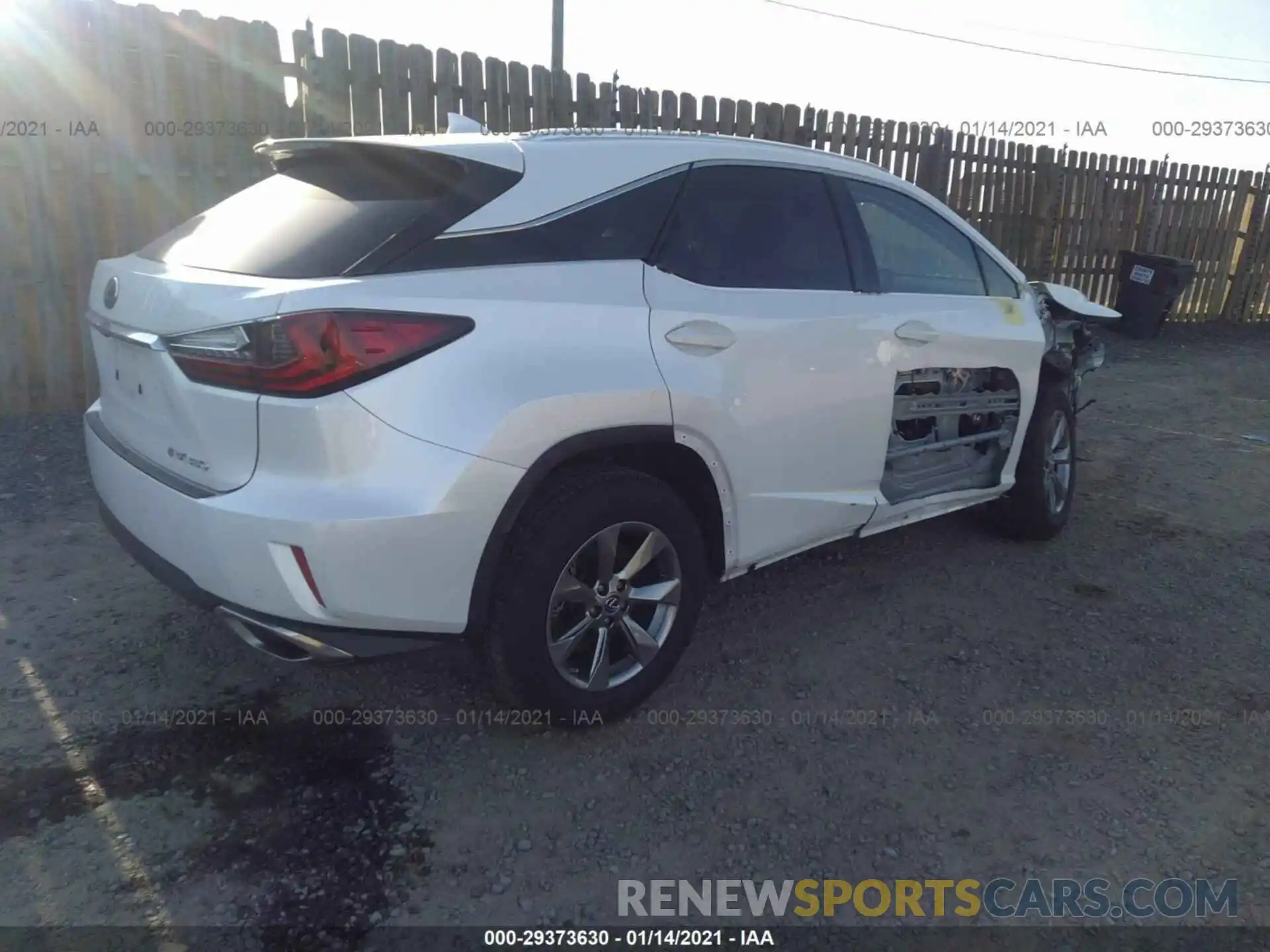 4 Фотография поврежденного автомобиля JTJBZMCA2K2038943 LEXUS RX 2019