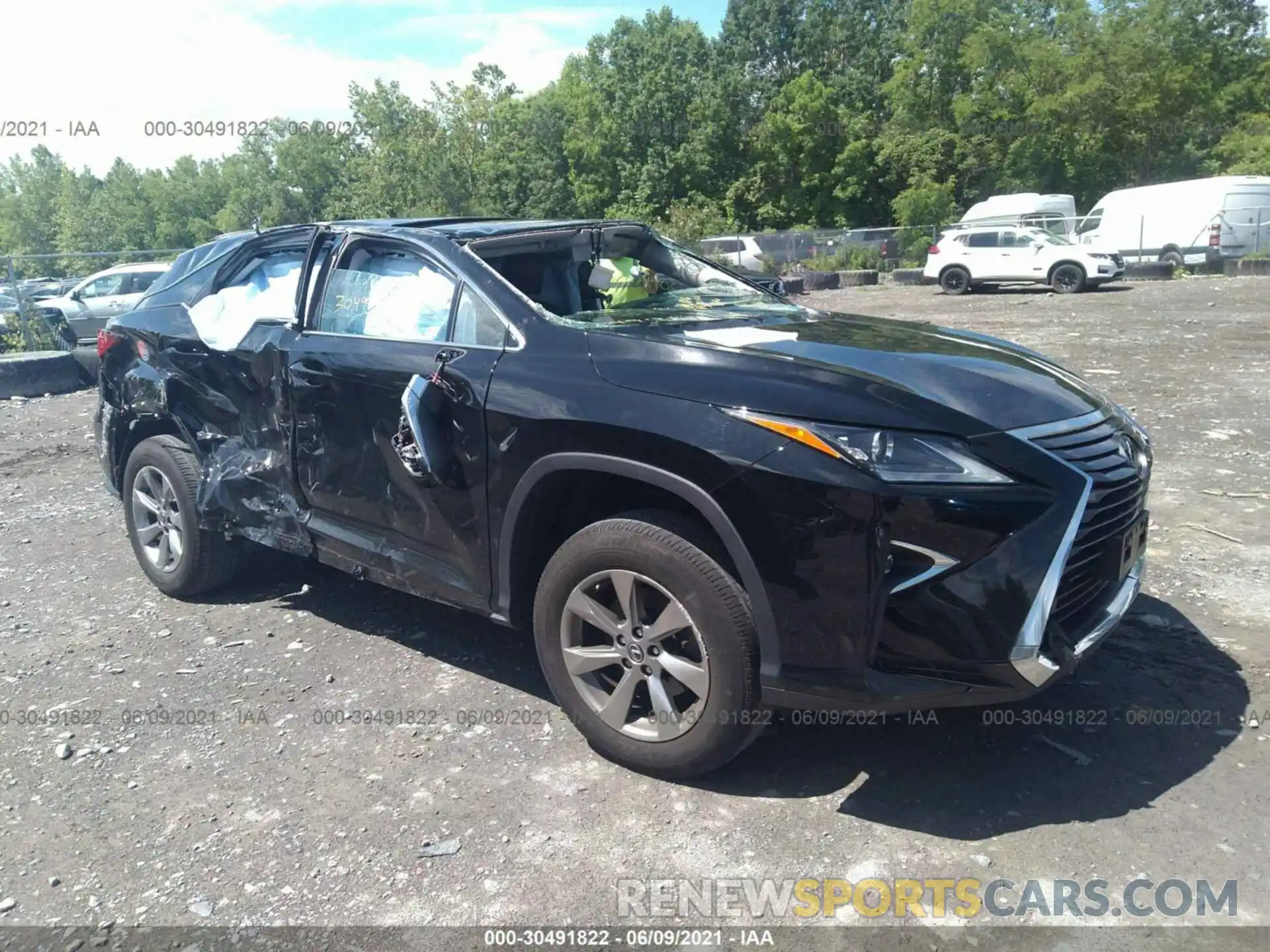 1 Photograph of a damaged car JTJBZMCA2K2041485 LEXUS RX 2019