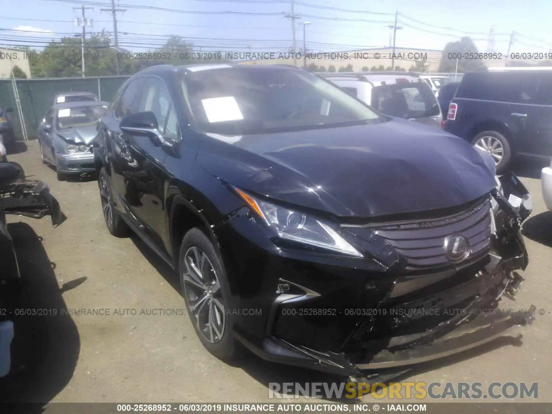 1 Photograph of a damaged car JTJBZMCA3K2039356 LEXUS RX 2019