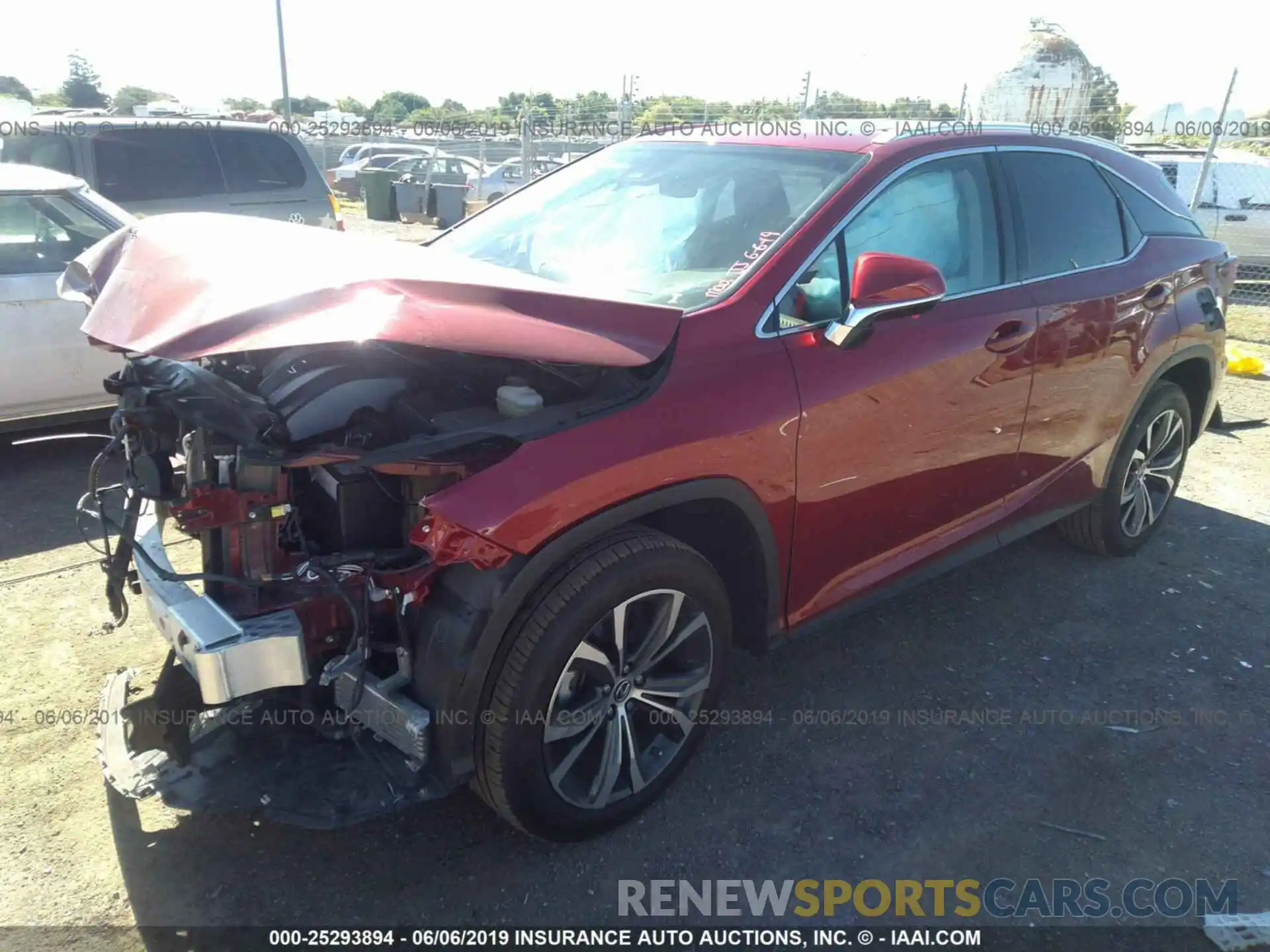 2 Photograph of a damaged car JTJBZMCA3K2041317 LEXUS RX 2019