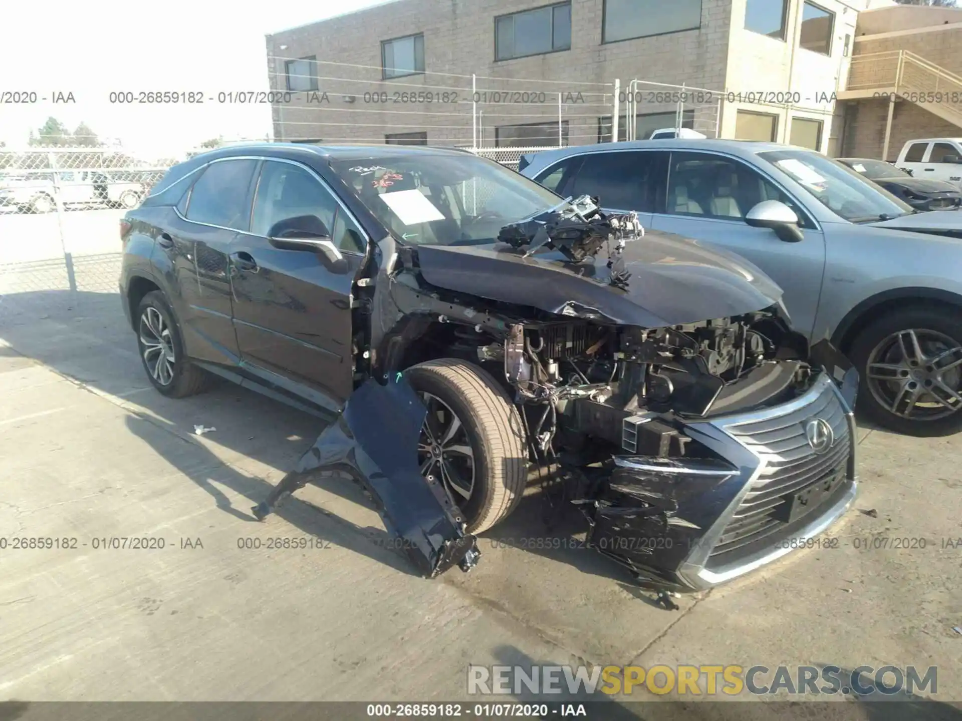 1 Фотография поврежденного автомобиля JTJBZMCA5K2038080 LEXUS RX 2019