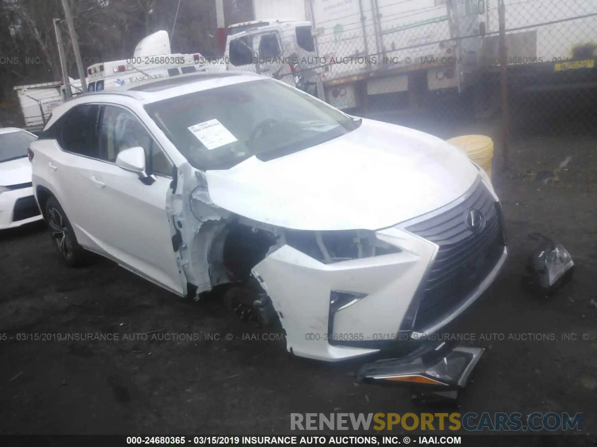 1 Photograph of a damaged car JTJBZMCA5K2039858 LEXUS RX 2019