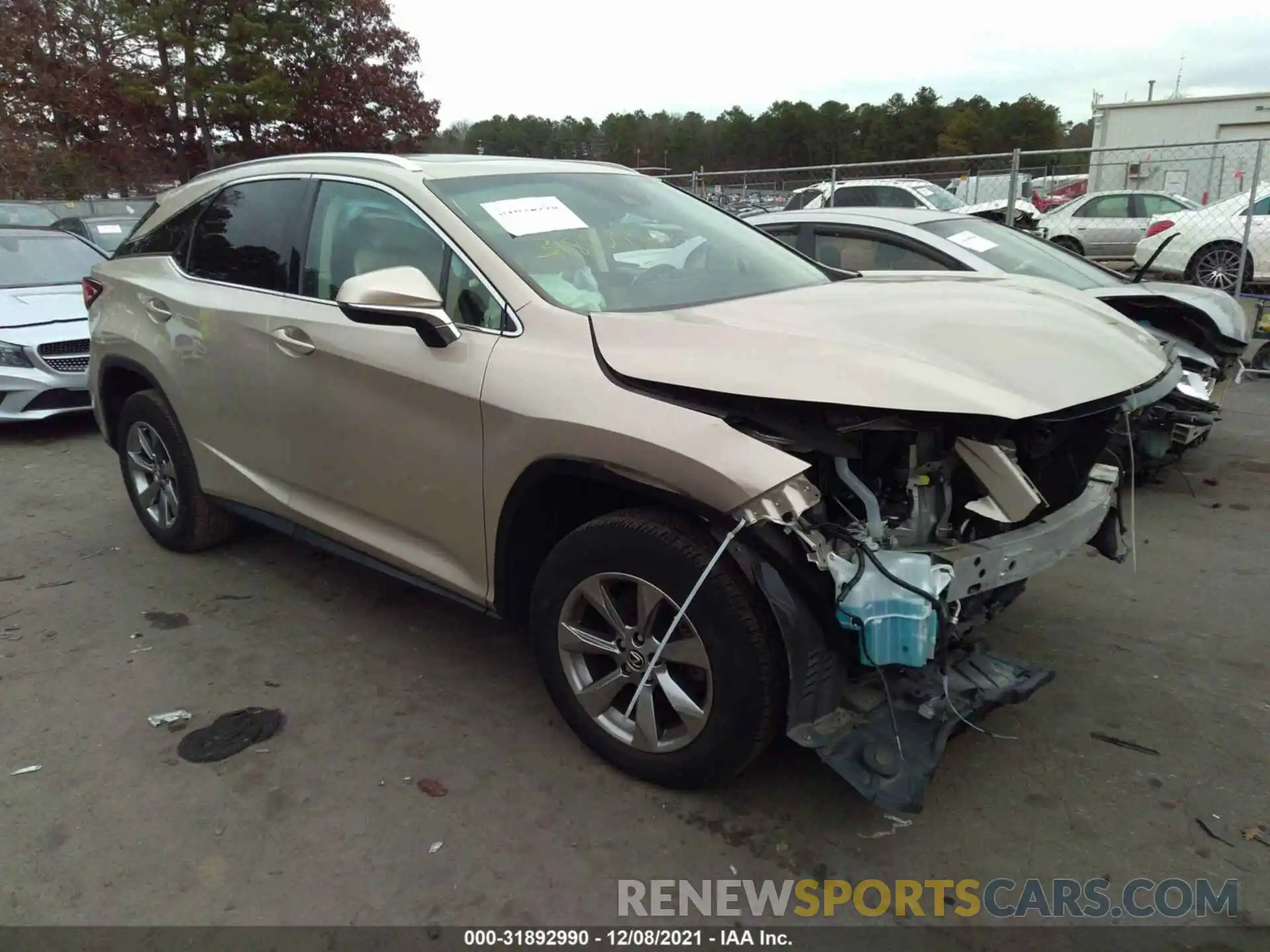 1 Photograph of a damaged car JTJBZMCA6K2038556 LEXUS RX 2019