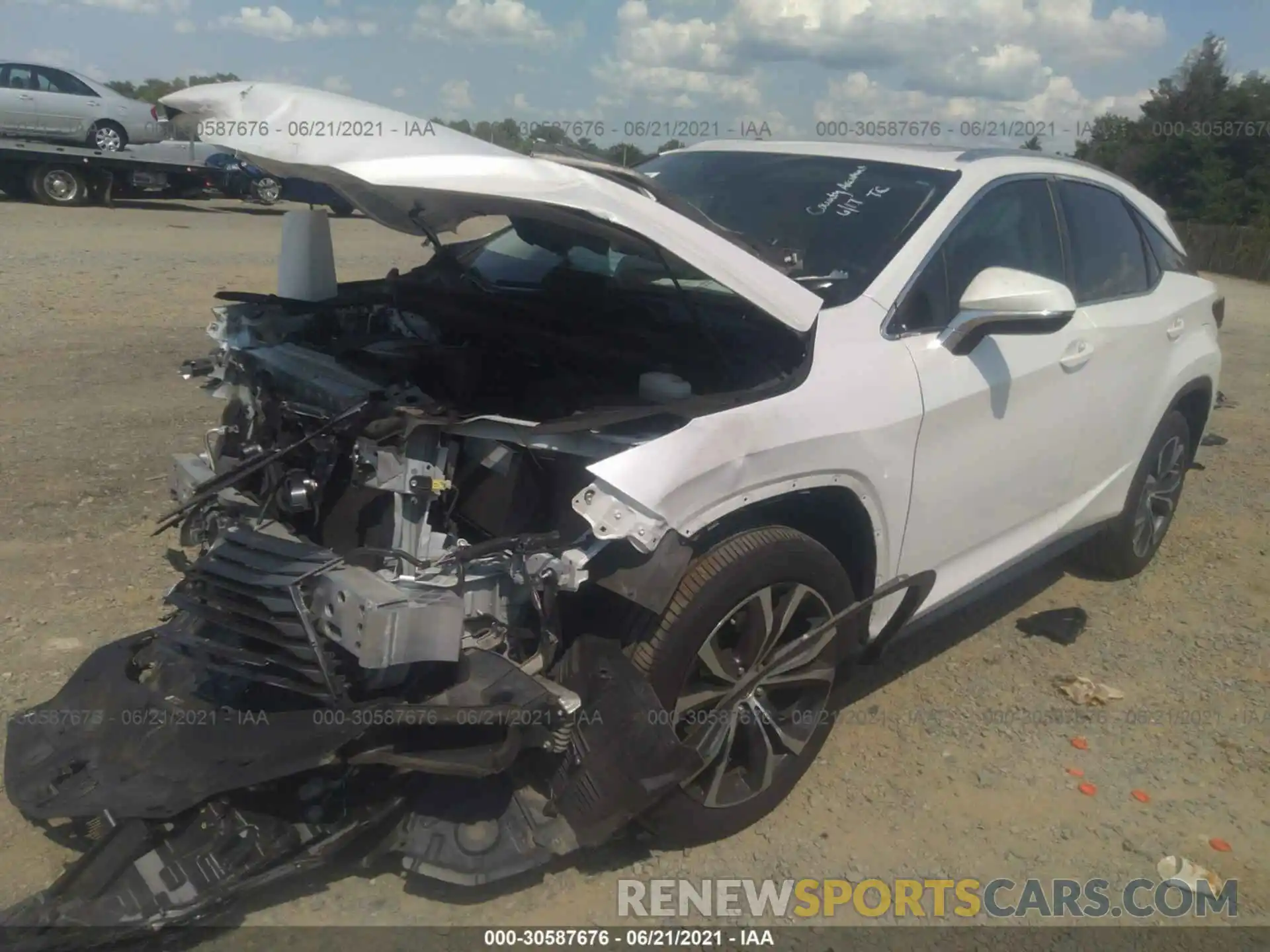 2 Photograph of a damaged car JTJBZMCA6K2041926 LEXUS RX 2019