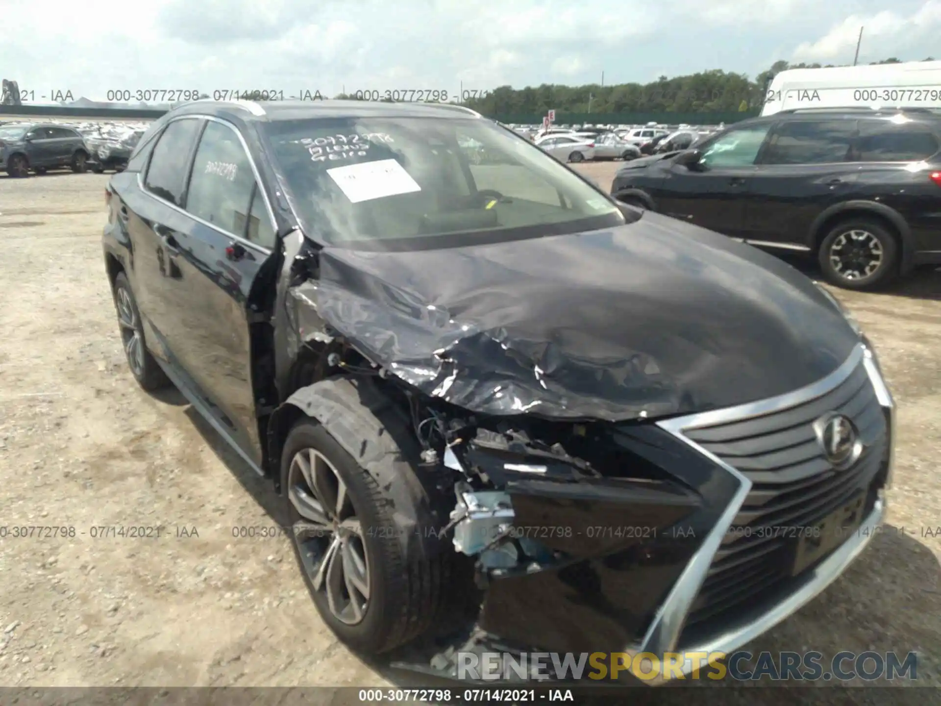 6 Фотография поврежденного автомобиля JTJBZMCA7K2038596 LEXUS RX 2019