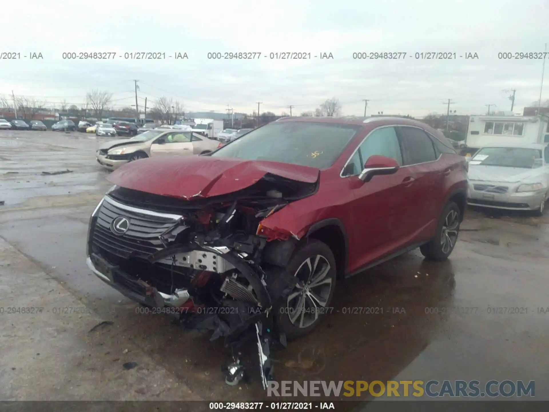 2 Photograph of a damaged car JTJBZMCA7K2041062 LEXUS RX 2019