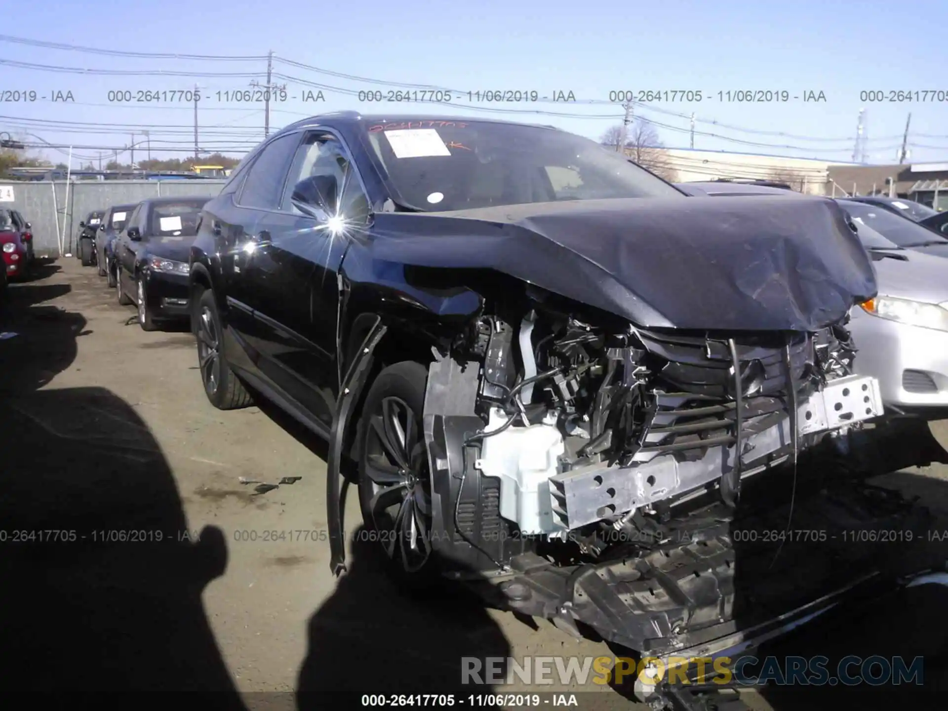 1 Photograph of a damaged car JTJBZMCAXK2038205 LEXUS RX 2019