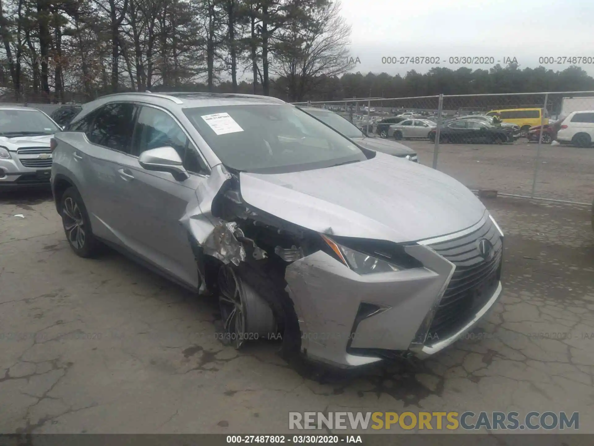 1 Photograph of a damaged car JTJBZMCAXK2039211 LEXUS RX 2019