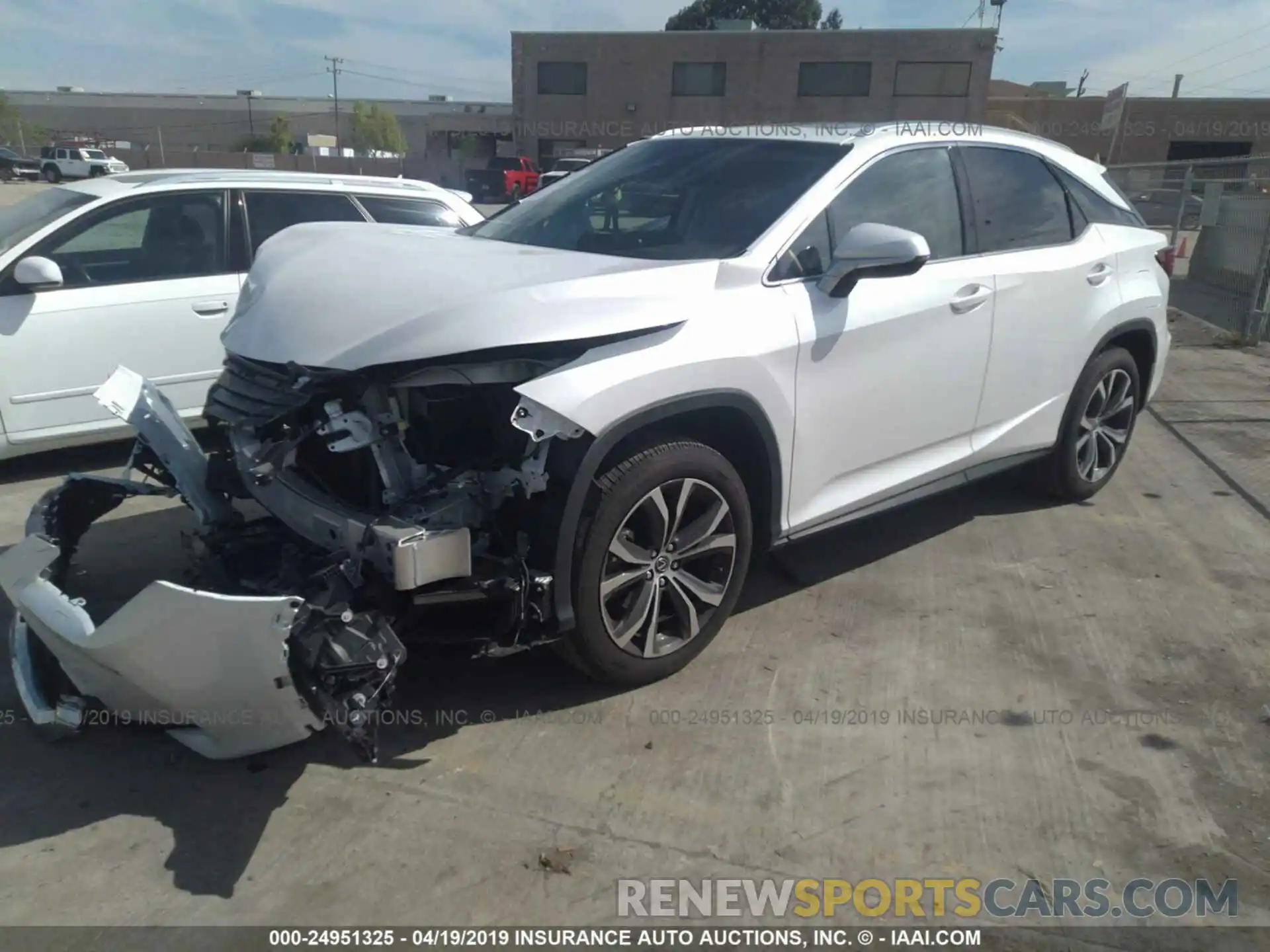 2 Photograph of a damaged car JTJBZMCAXK2040004 LEXUS RX 2019