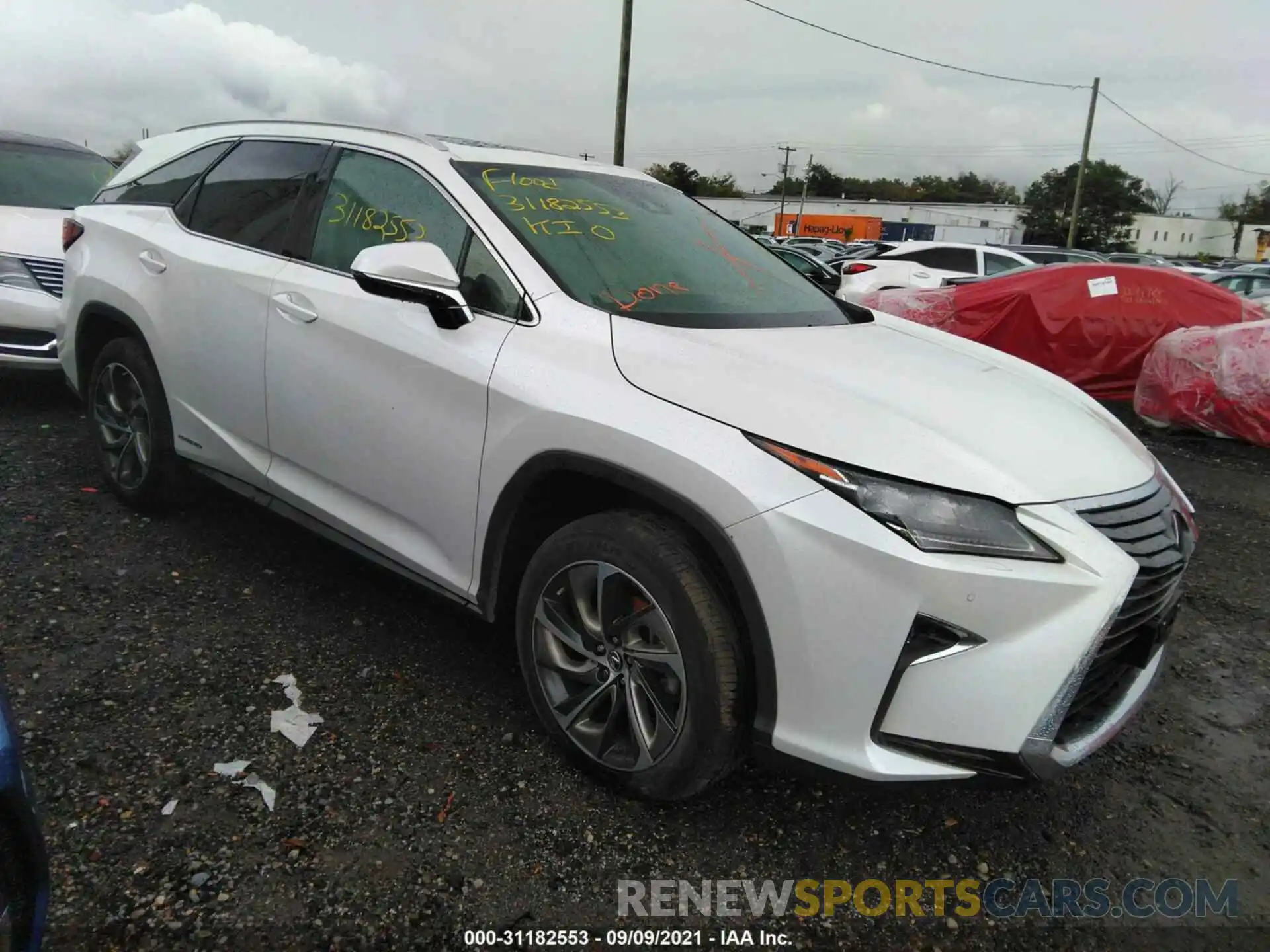 1 Photograph of a damaged car JTJDGKCA2K2008876 LEXUS RX 2019