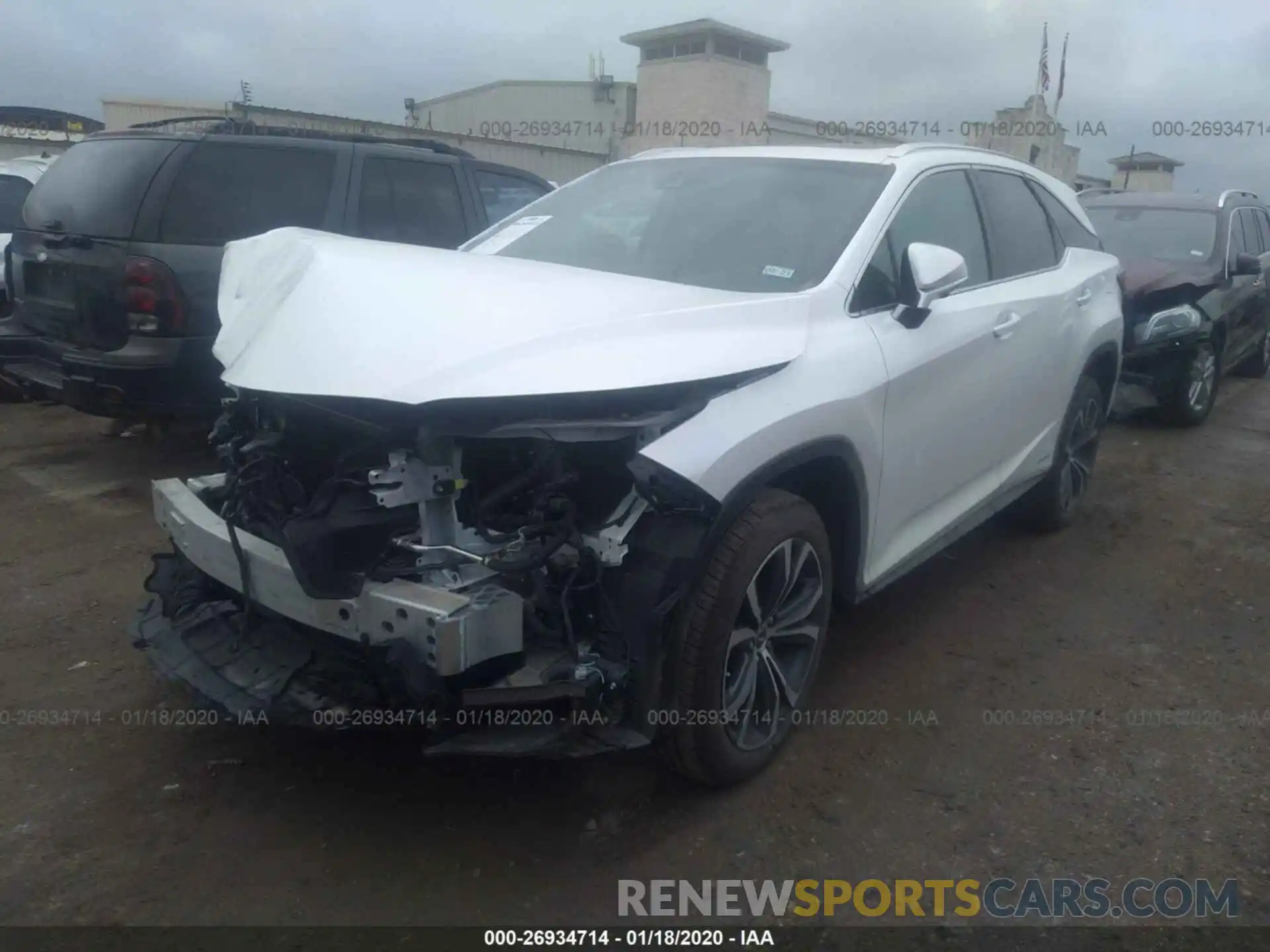 2 Photograph of a damaged car JTJDGKCA4K2007731 LEXUS RX 2019