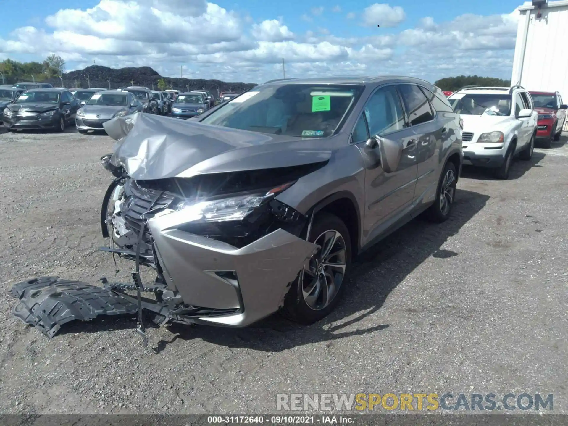 2 Фотография поврежденного автомобиля JTJDGKCA5K2007169 LEXUS RX 2019