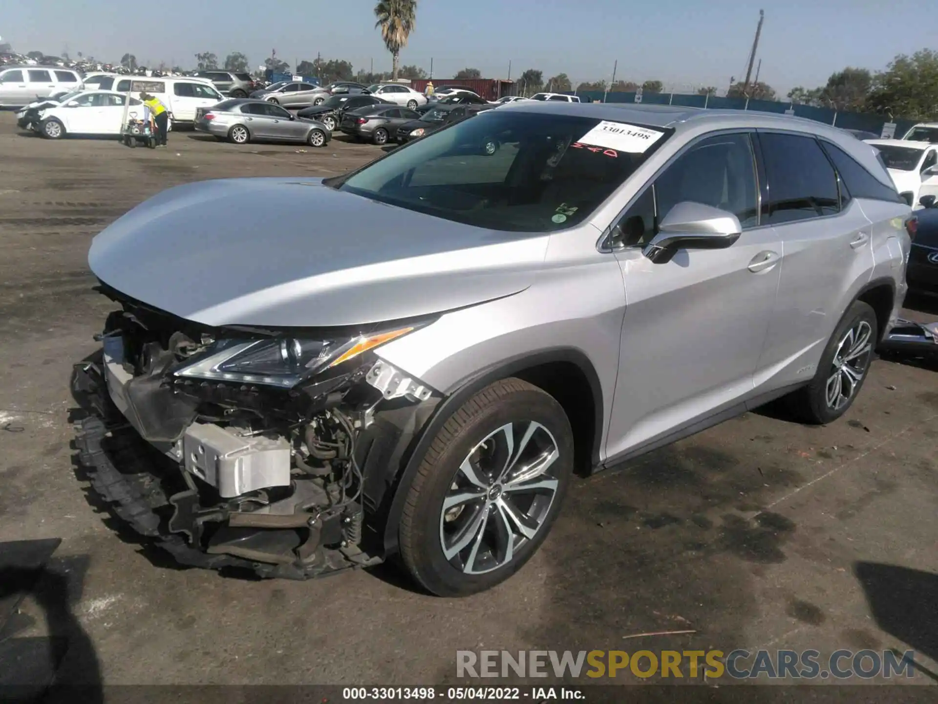 2 Photograph of a damaged car JTJDGKCA5K2008645 LEXUS RX 2019