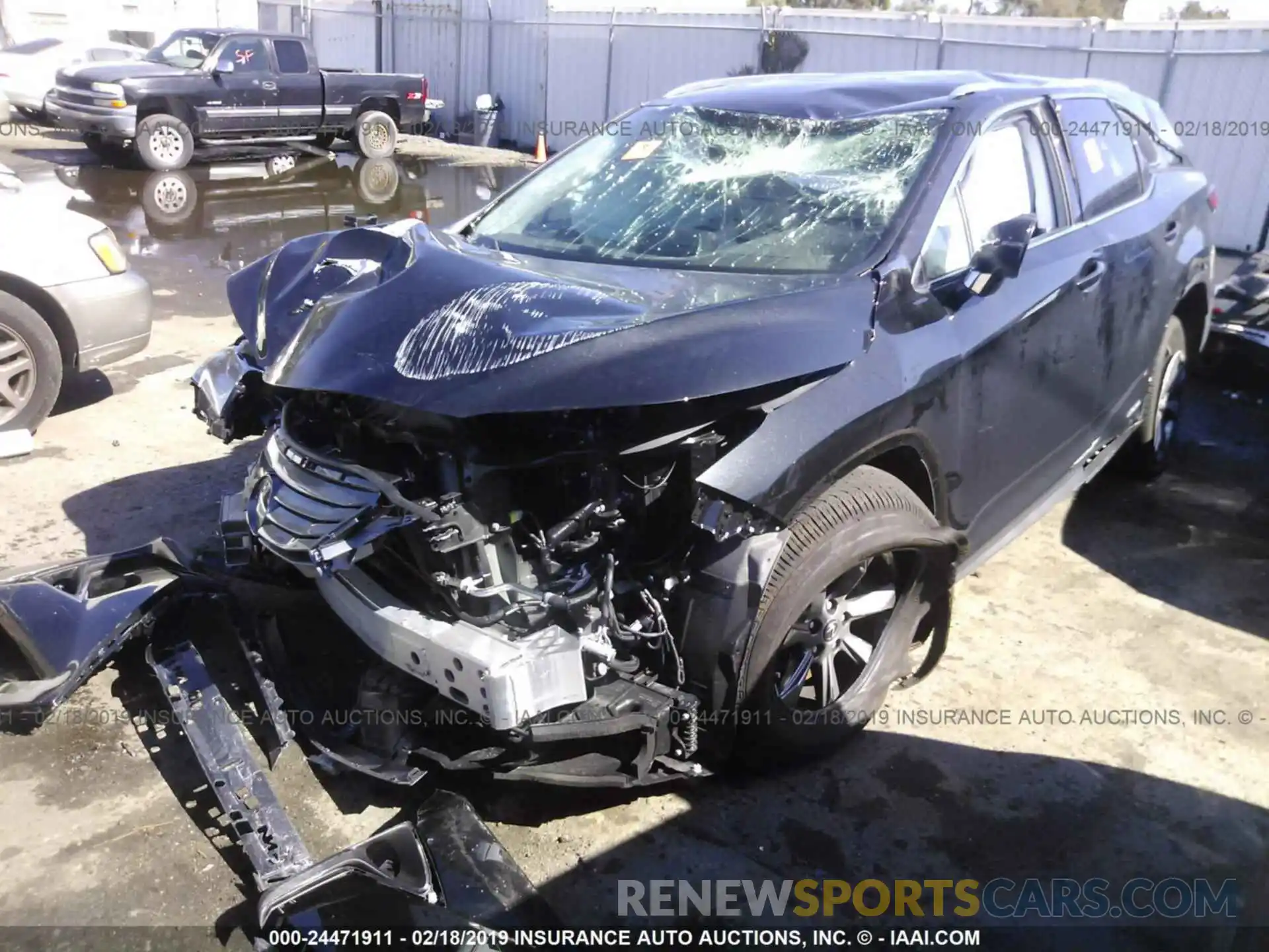 2 Photograph of a damaged car JTJDGKCA7K2006685 LEXUS RX 2019