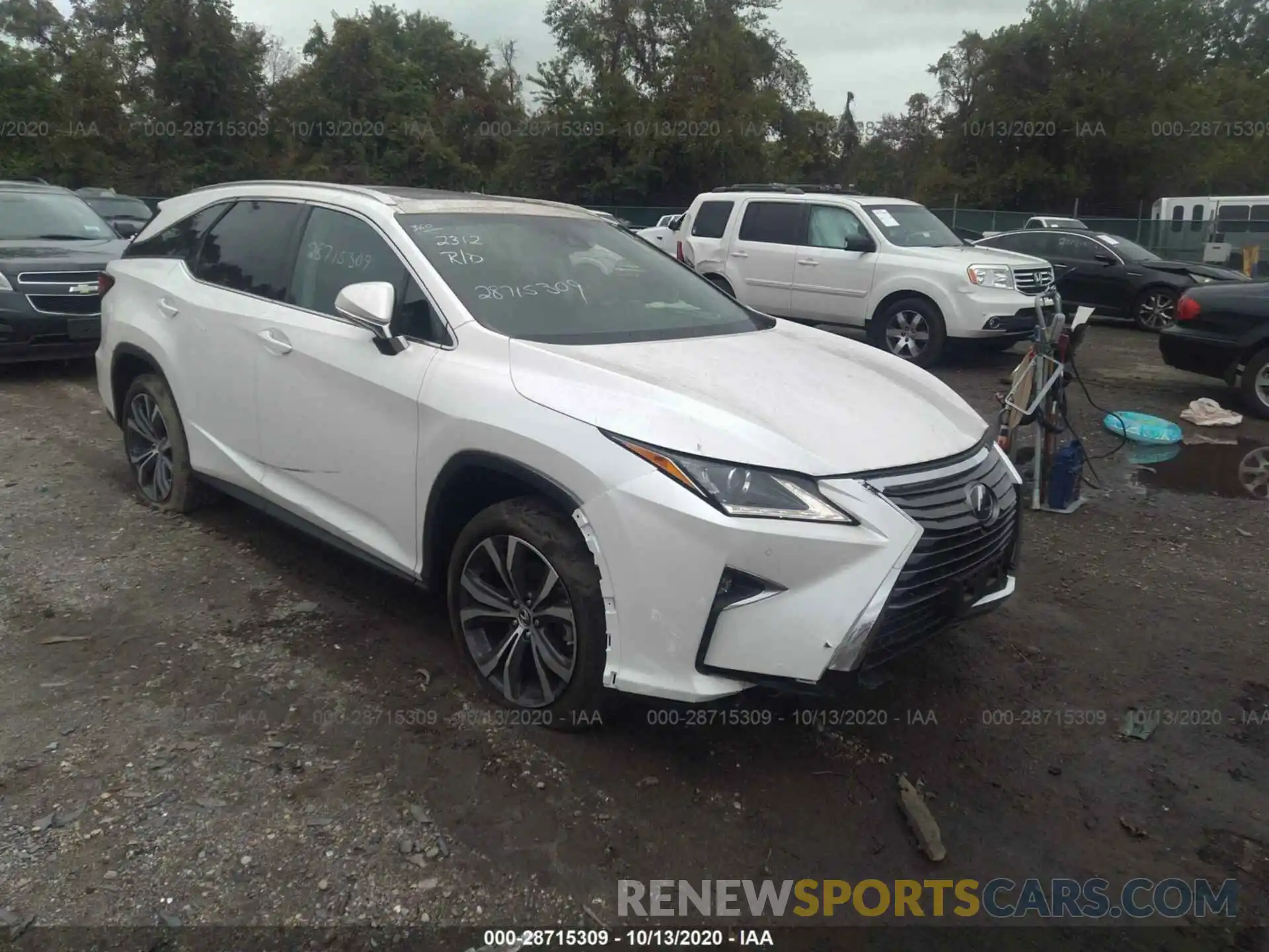 1 Photograph of a damaged car JTJDZKCA2K2016597 LEXUS RX 2019