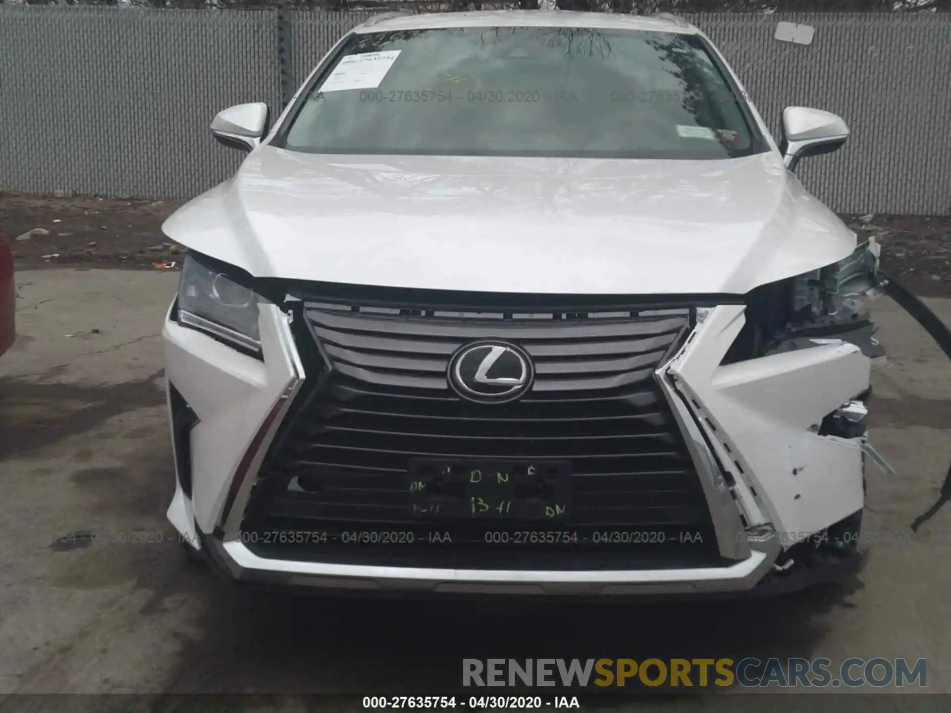 6 Фотография поврежденного автомобиля JTJDZKCA3K2021341 LEXUS RX 2019