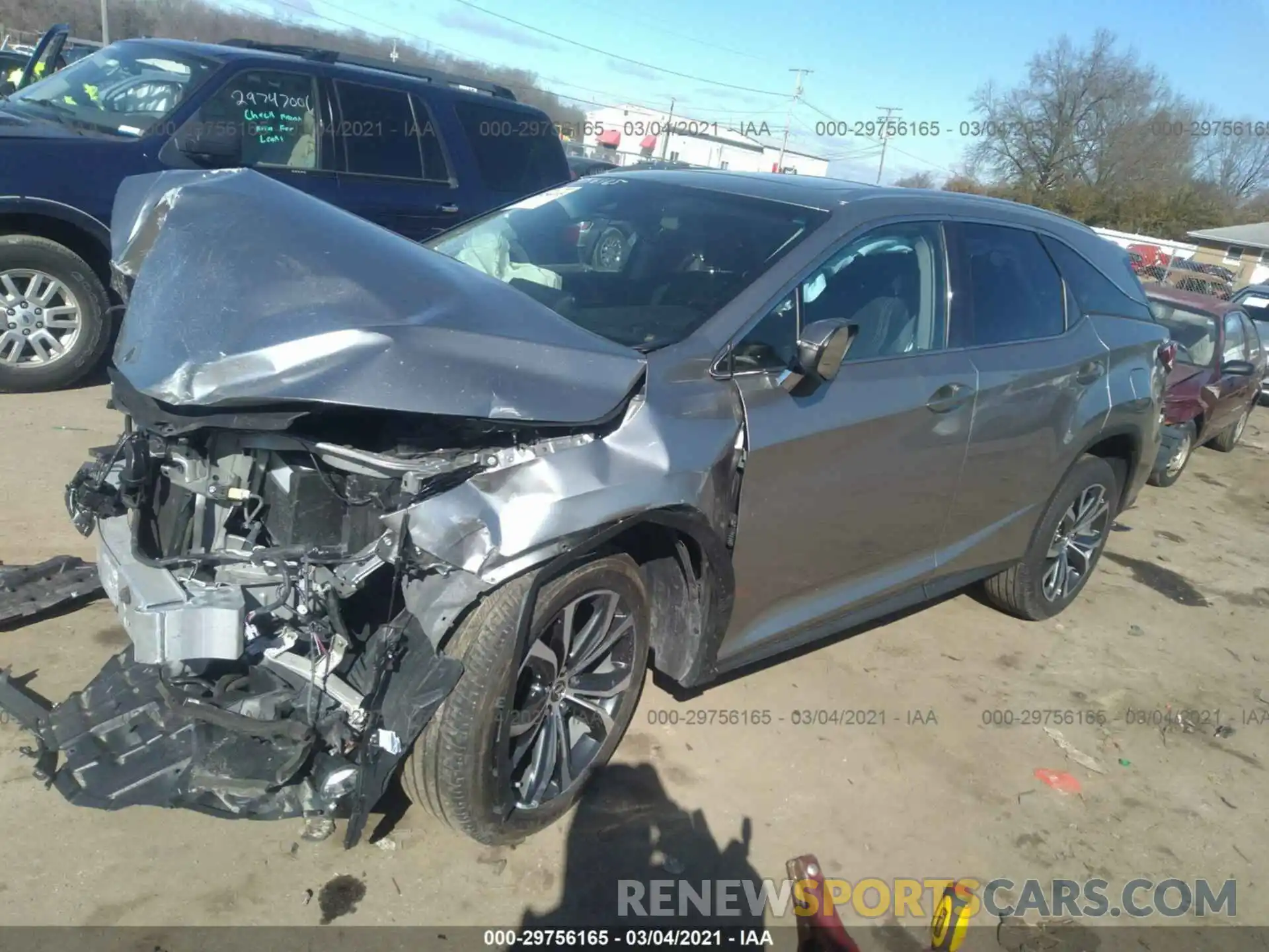 2 Photograph of a damaged car JTJDZKCA4K2016097 LEXUS RX 2019