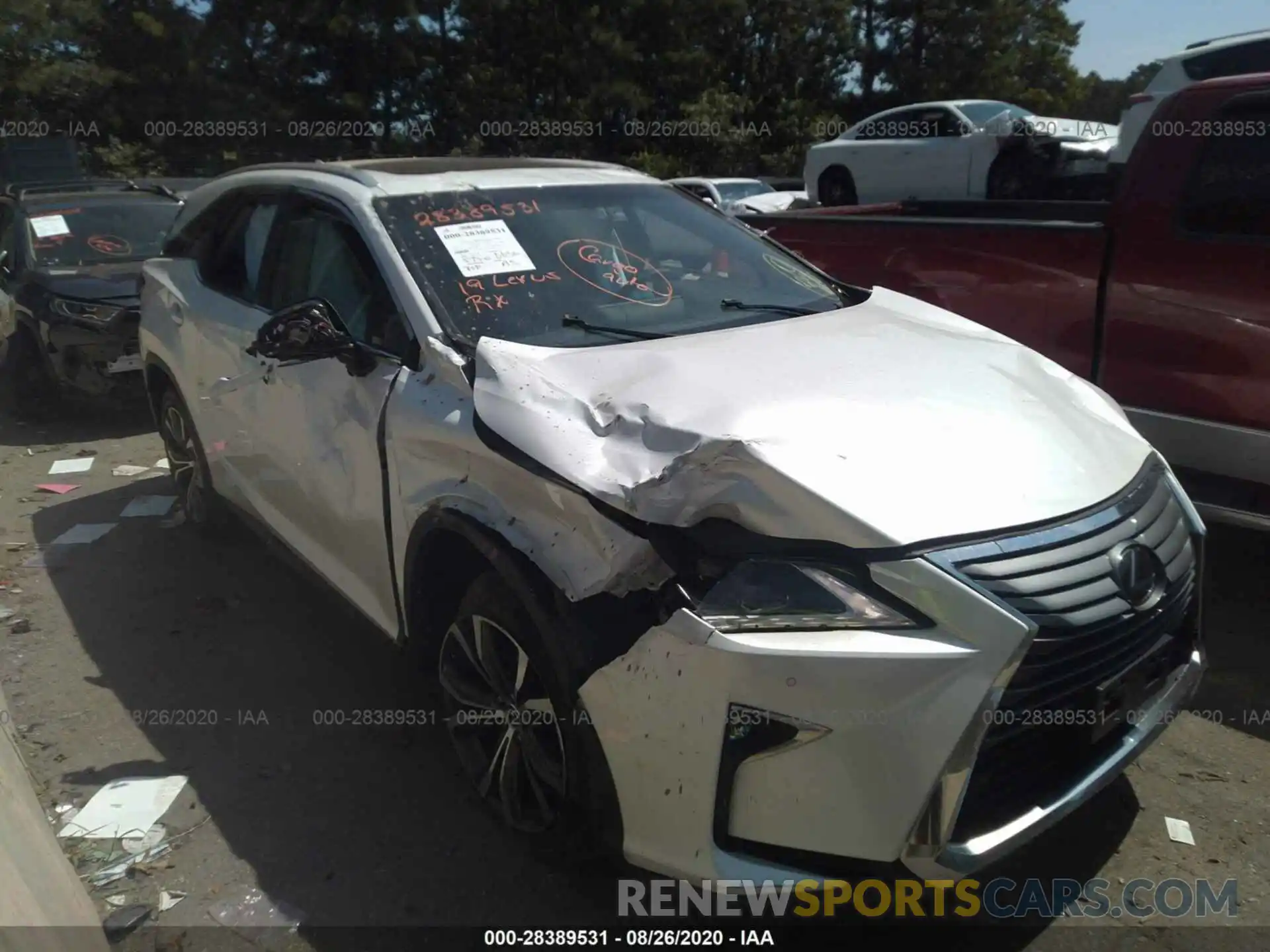 1 Photograph of a damaged car JTJDZKCA4K2019260 LEXUS RX 2019