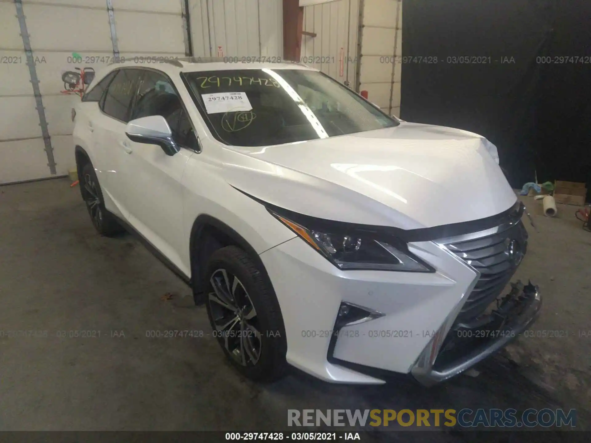 1 Фотография поврежденного автомобиля JTJDZKCA4K2021462 LEXUS RX 2019