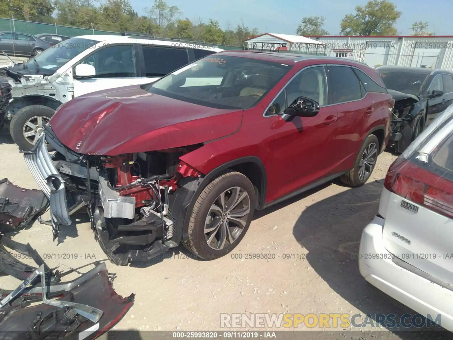 2 Photograph of a damaged car JTJDZKCA7K2017647 LEXUS RX 2019