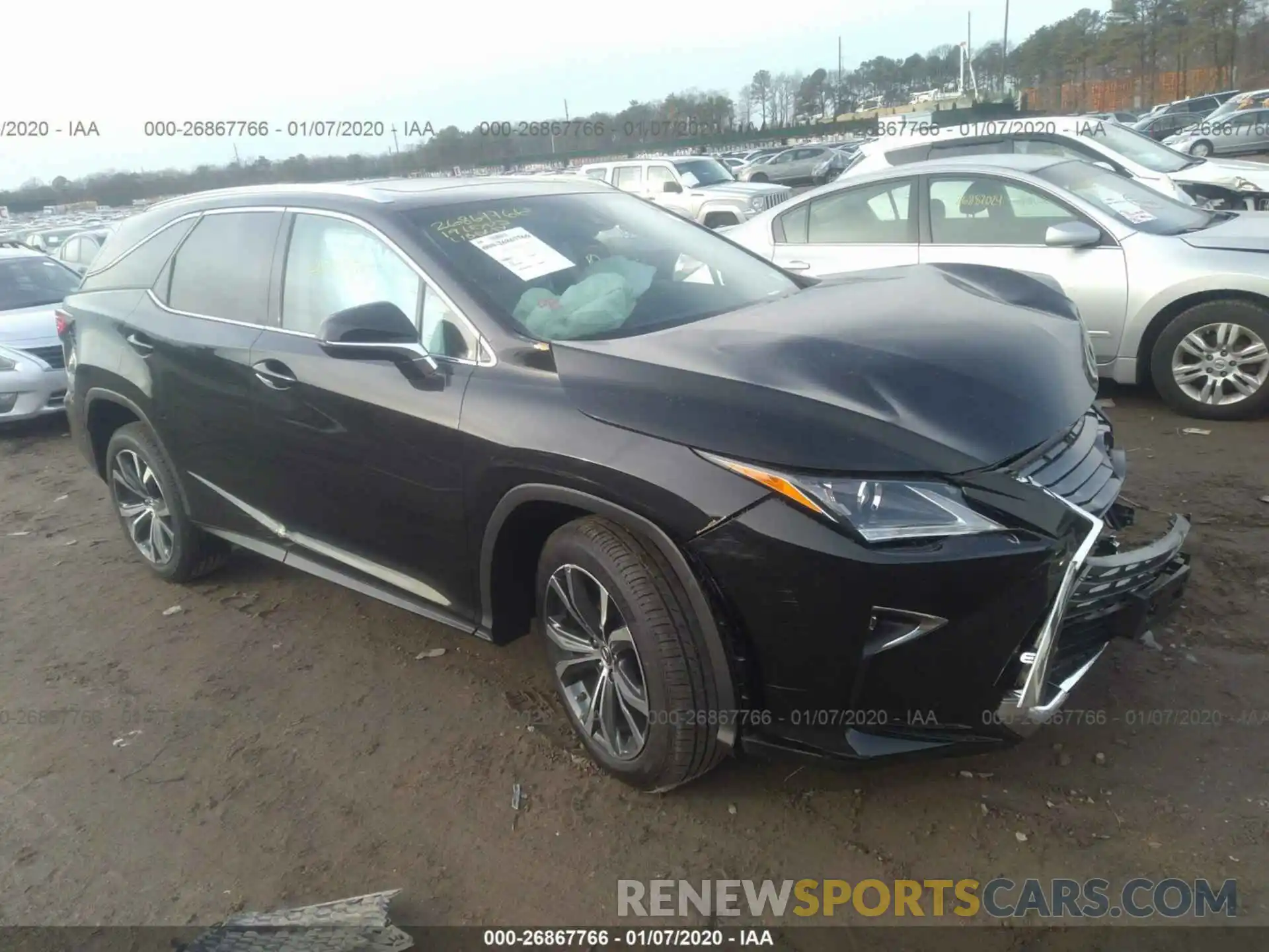 1 Photograph of a damaged car JTJDZKCAXK2017688 LEXUS RX 2019