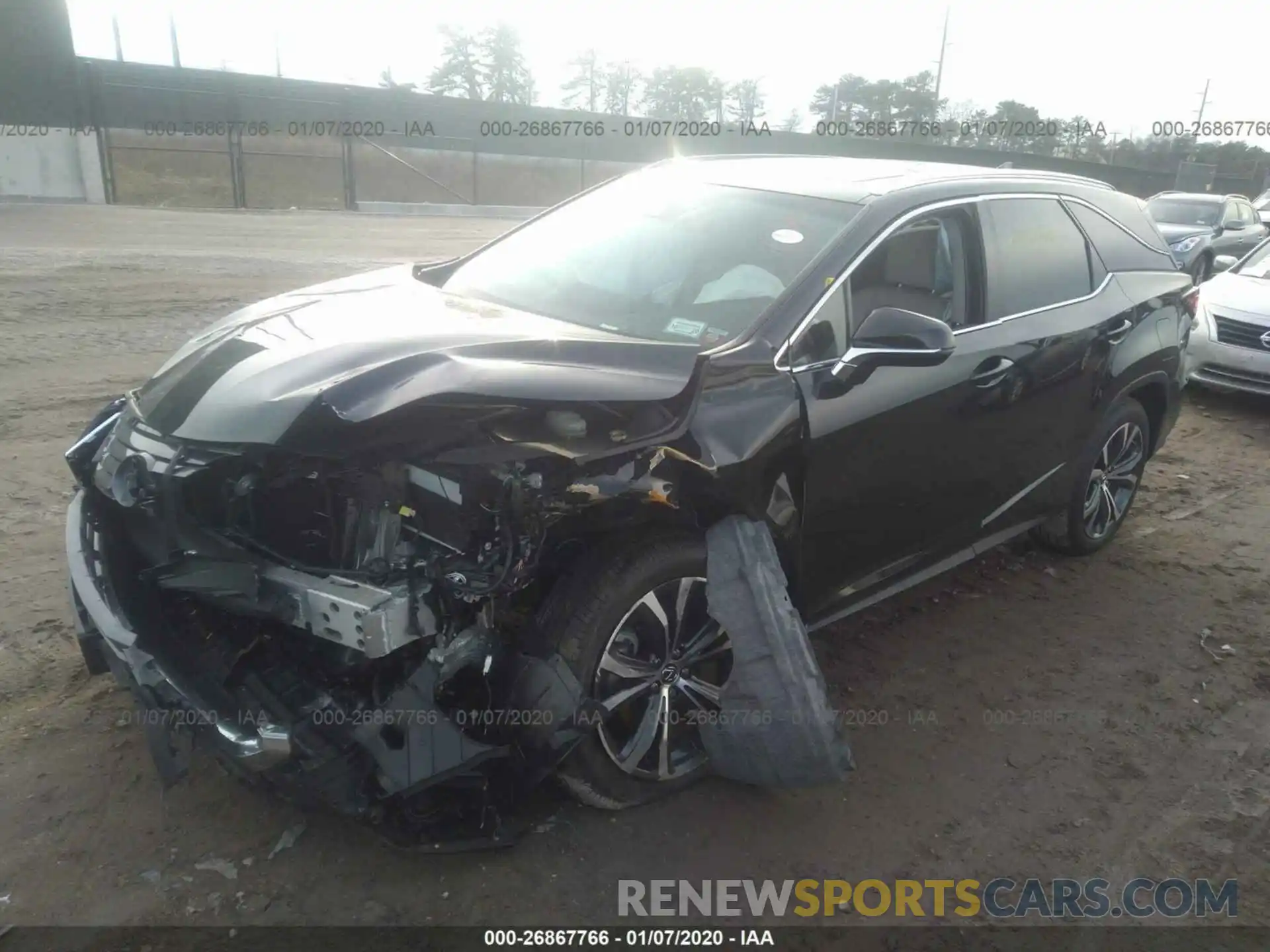 2 Photograph of a damaged car JTJDZKCAXK2017688 LEXUS RX 2019