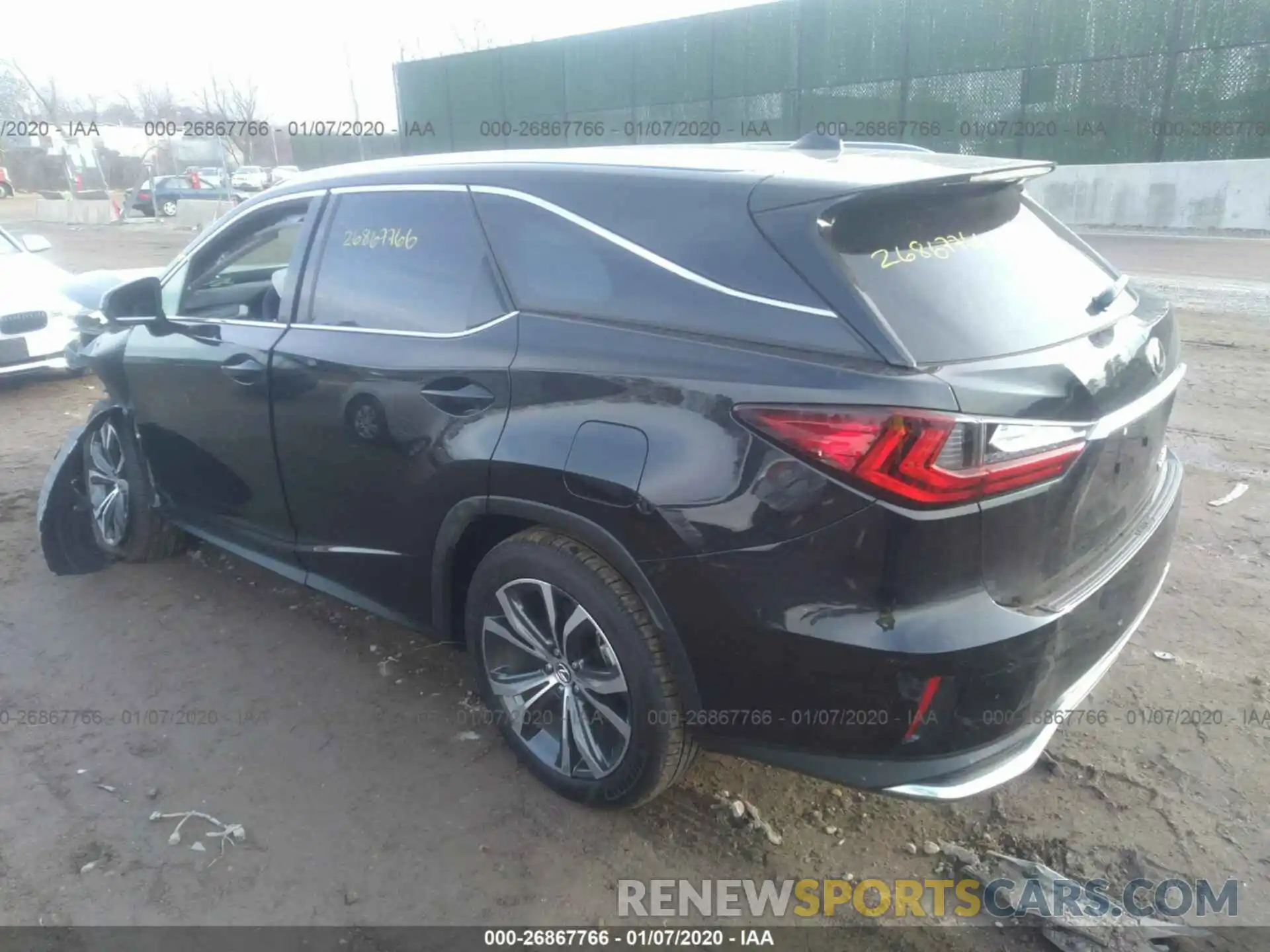 3 Фотография поврежденного автомобиля JTJDZKCAXK2017688 LEXUS RX 2019