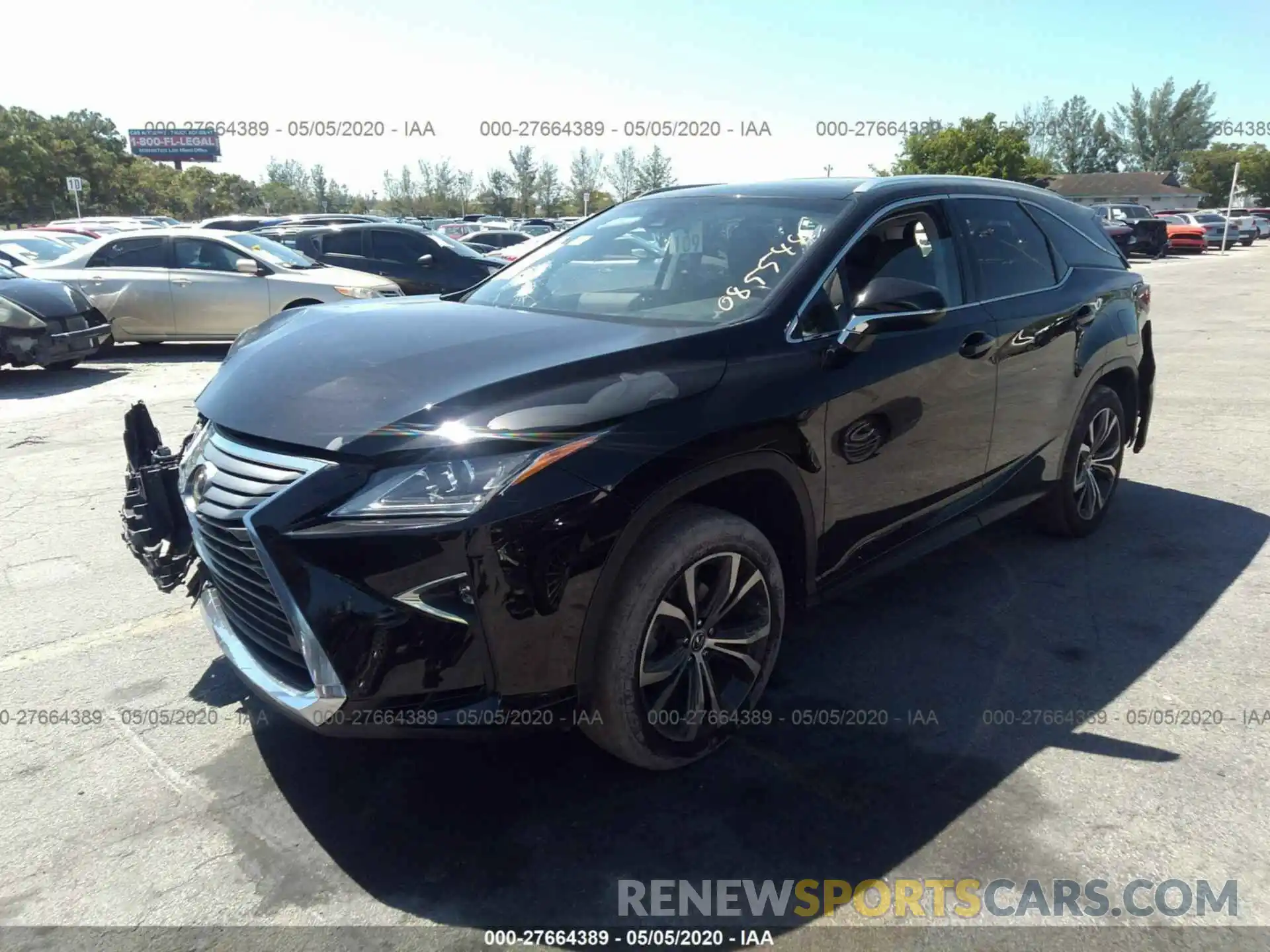 2 Фотография поврежденного автомобиля JTJGZKCA0K2085544 LEXUS RX 2019