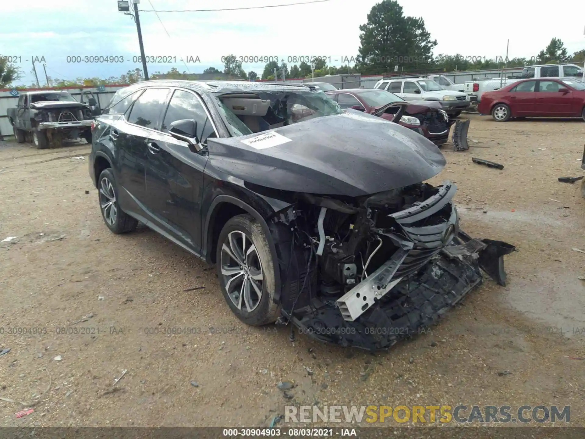 1 Photograph of a damaged car JTJGZKCA1K2012389 LEXUS RX 2019