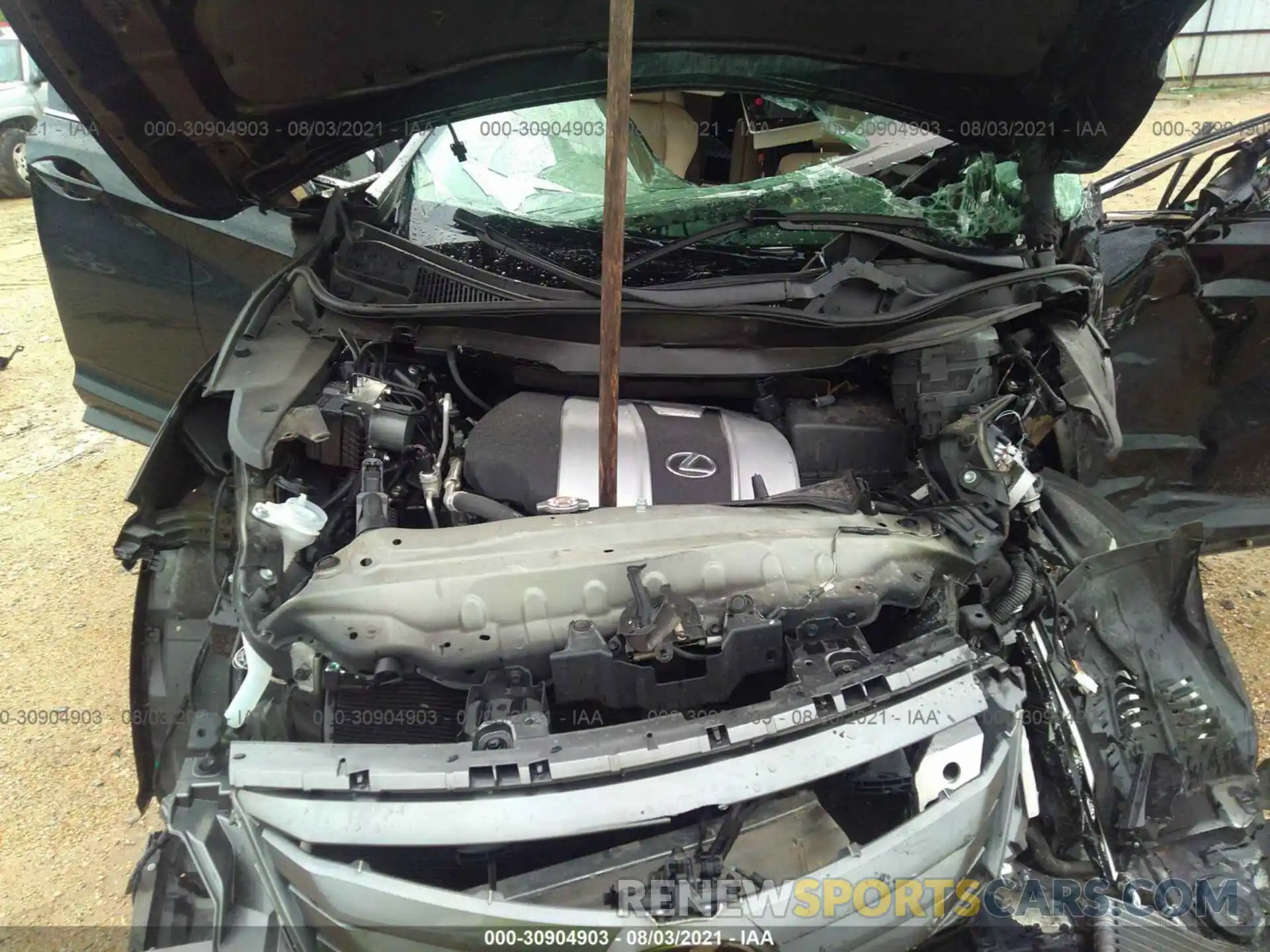 10 Photograph of a damaged car JTJGZKCA1K2012389 LEXUS RX 2019