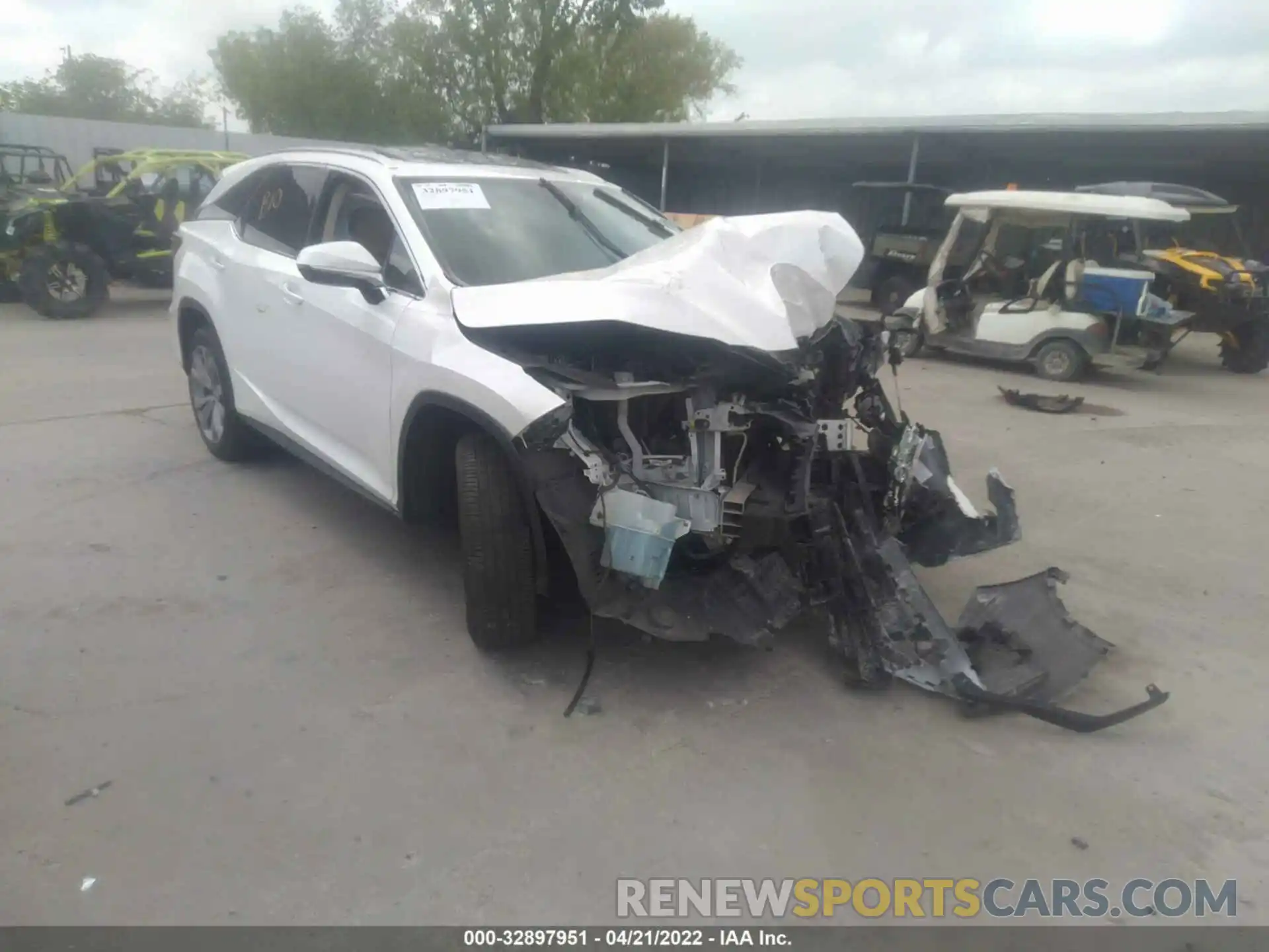 1 Photograph of a damaged car JTJGZKCA4K2009387 LEXUS RX 2019