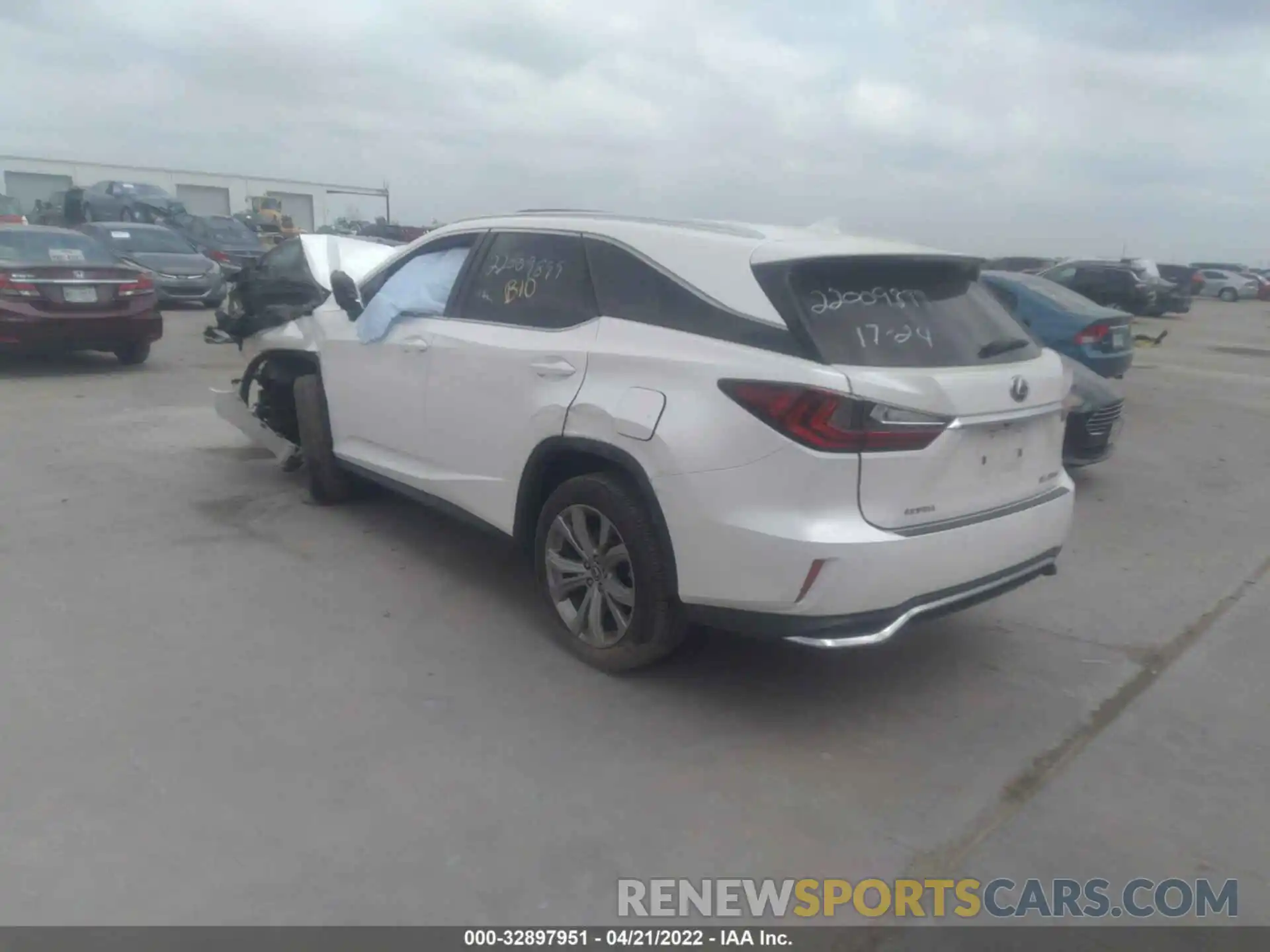 3 Фотография поврежденного автомобиля JTJGZKCA4K2009387 LEXUS RX 2019