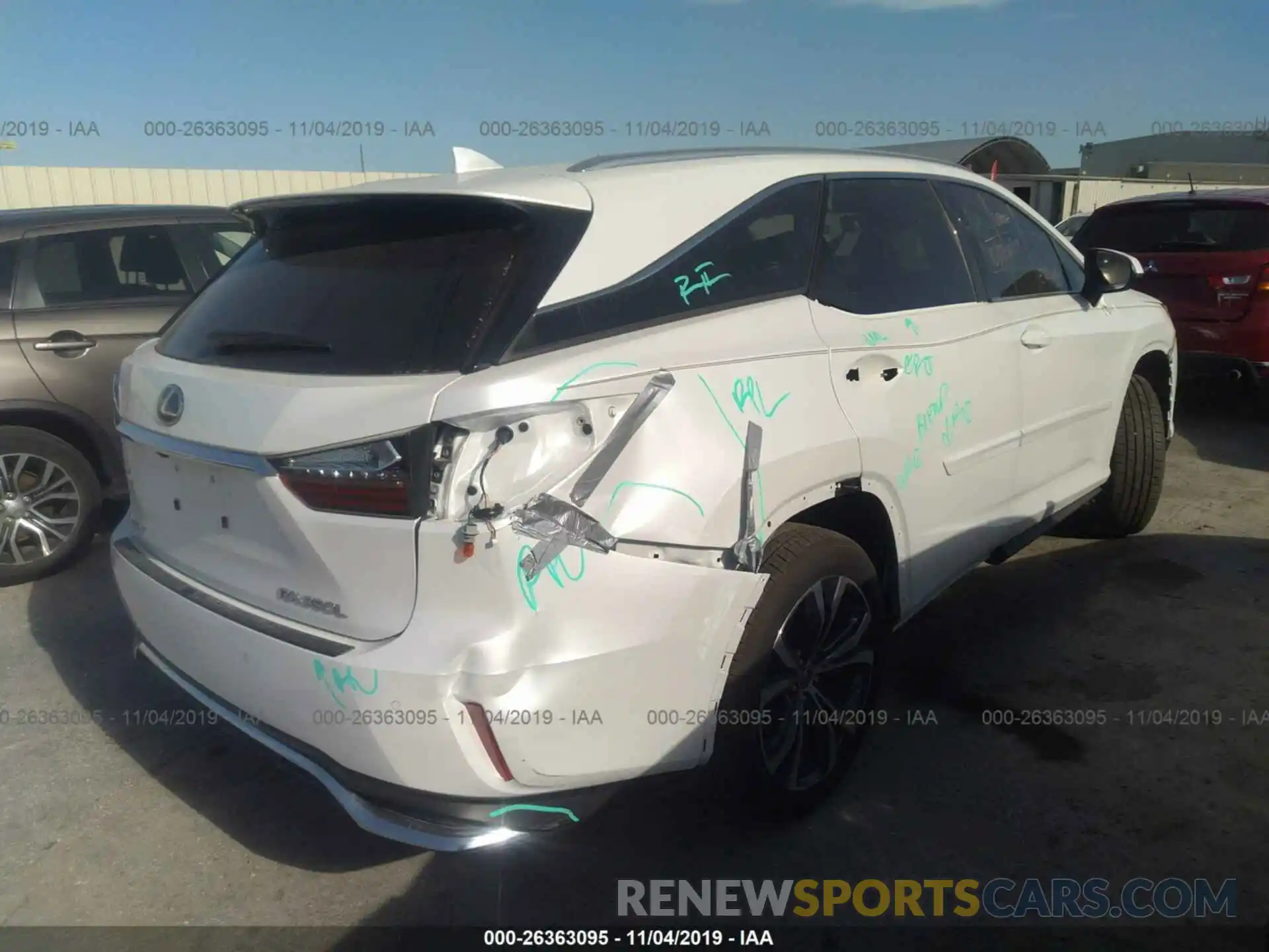 4 Photograph of a damaged car JTJGZKCA9K2011037 LEXUS RX 2019