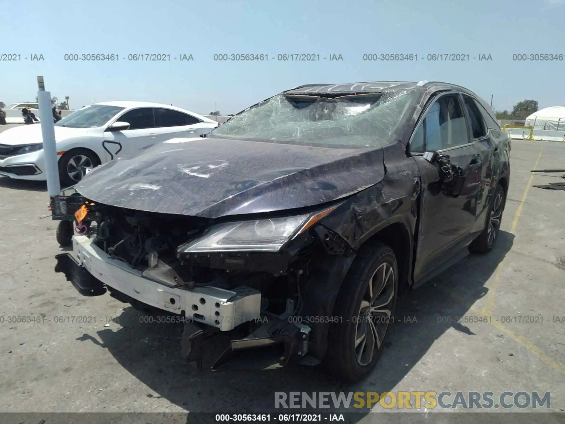6 Фотография поврежденного автомобиля JTJGZKCAXK2009796 LEXUS RX 2019